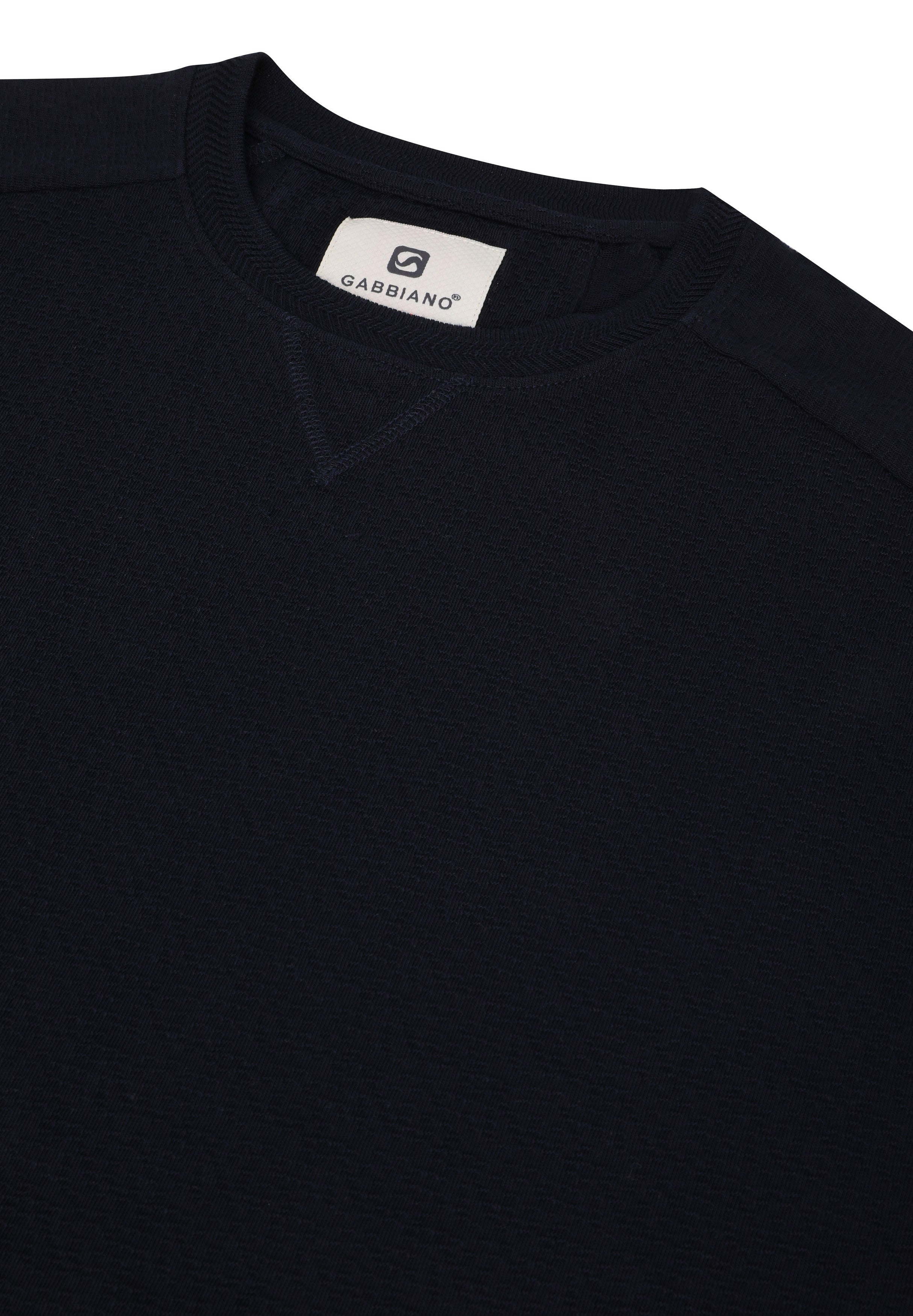 Gabbiano T-shirt jacquard structuur