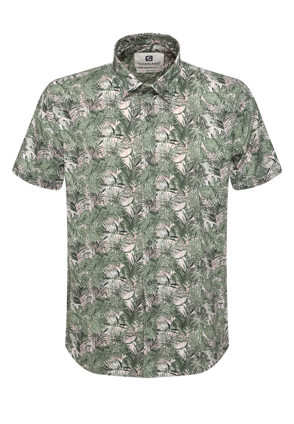 Korte mouwd hemd poplin printed