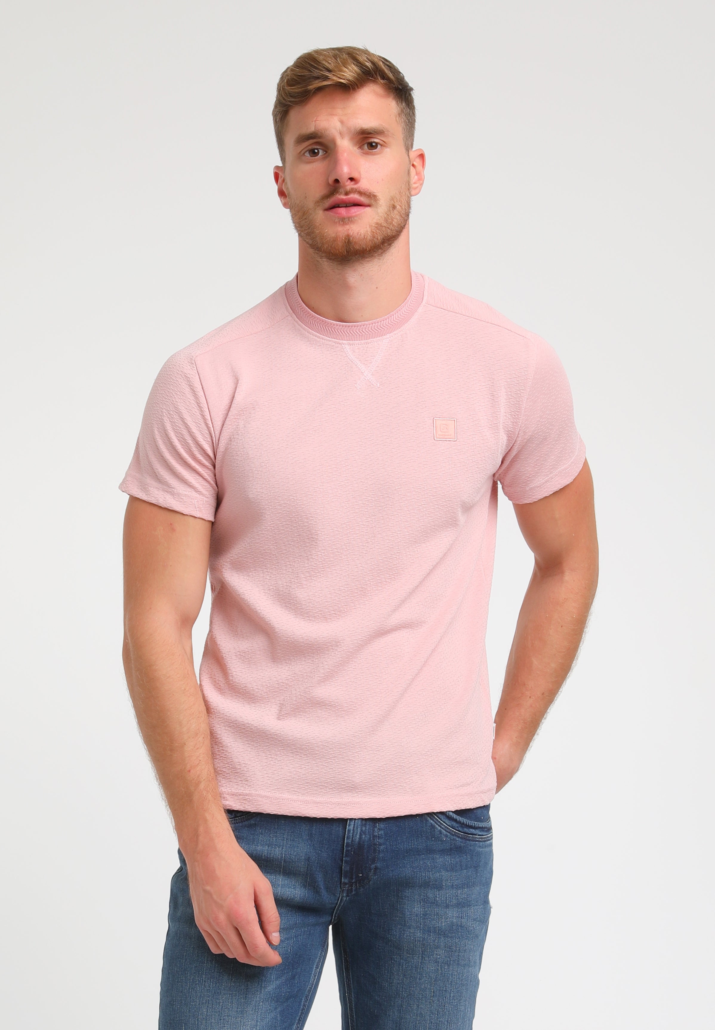 Gabbiano T-shirt jacquard structuur