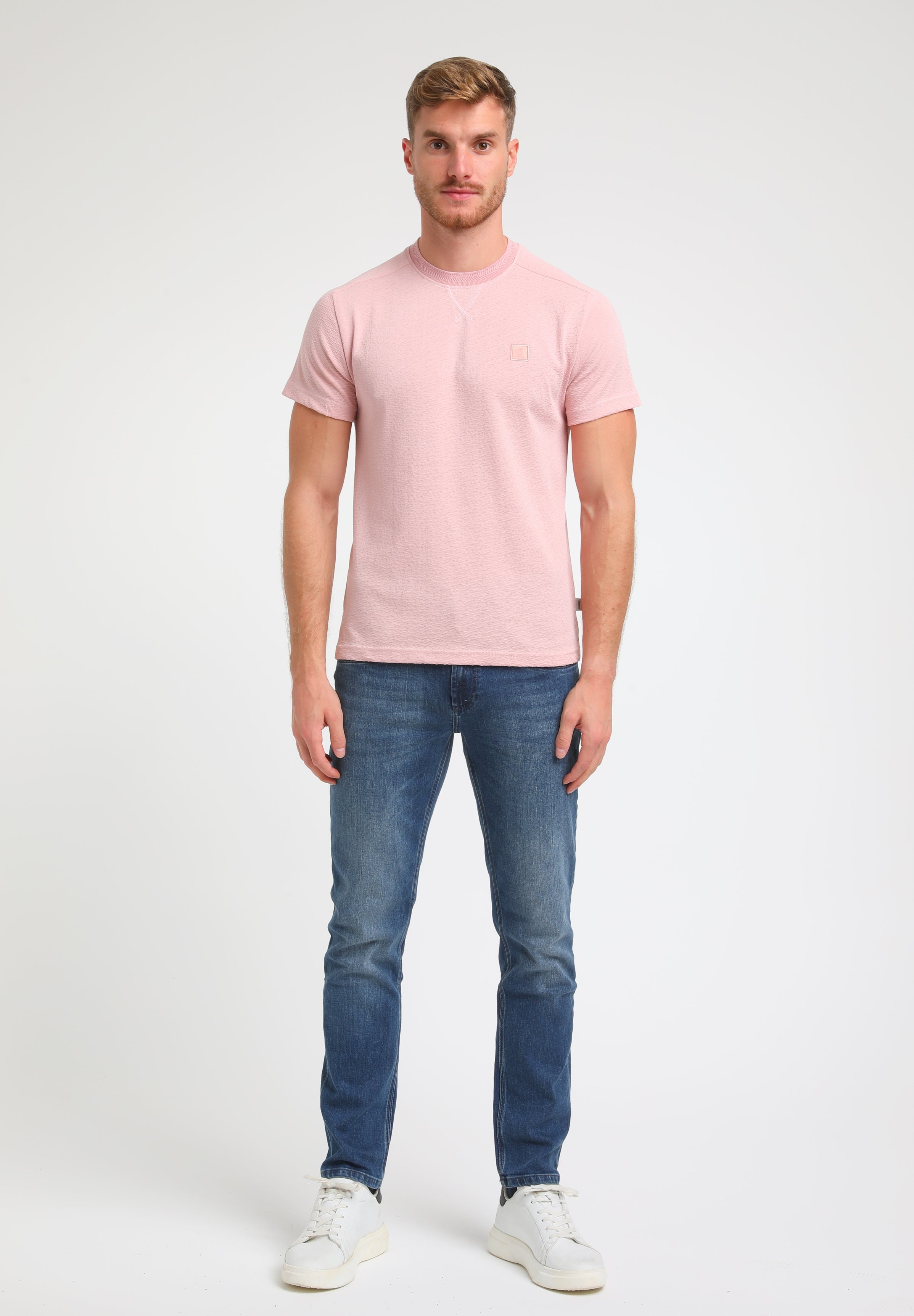 Gabbiano T-shirt jacquard structuur