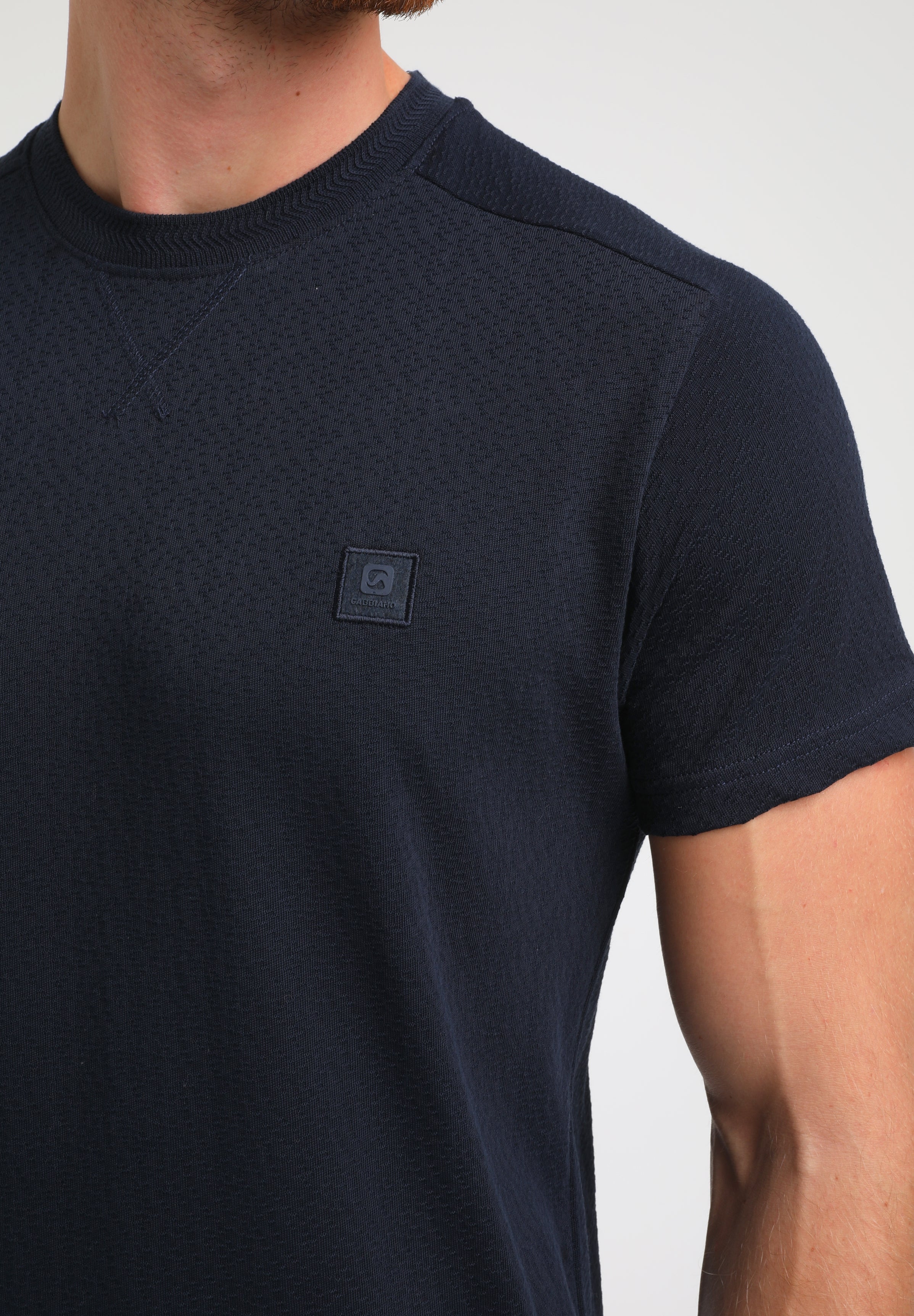 Gabbiano T-shirt jacquard structuur