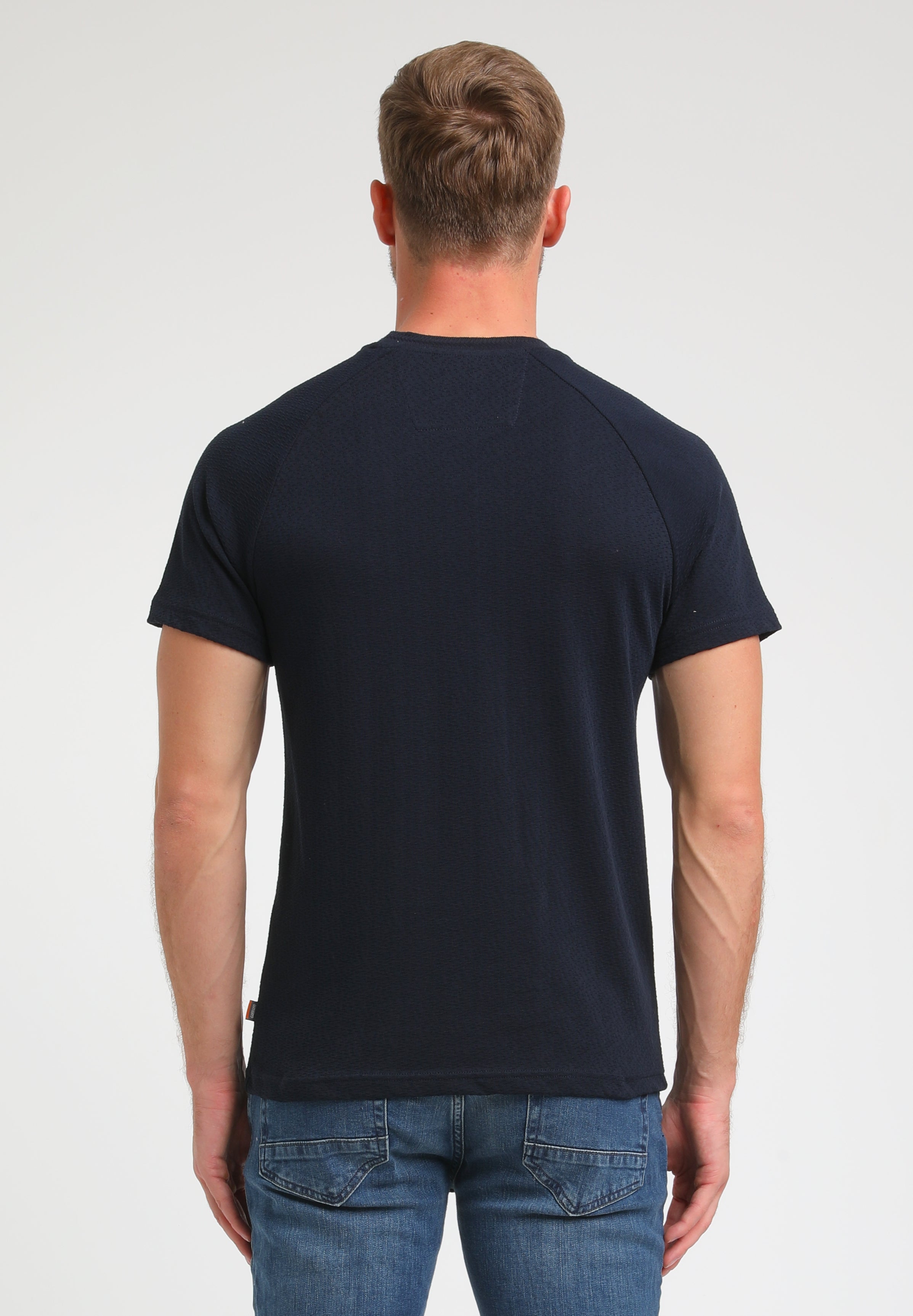 Gabbiano T-shirt jacquard structuur