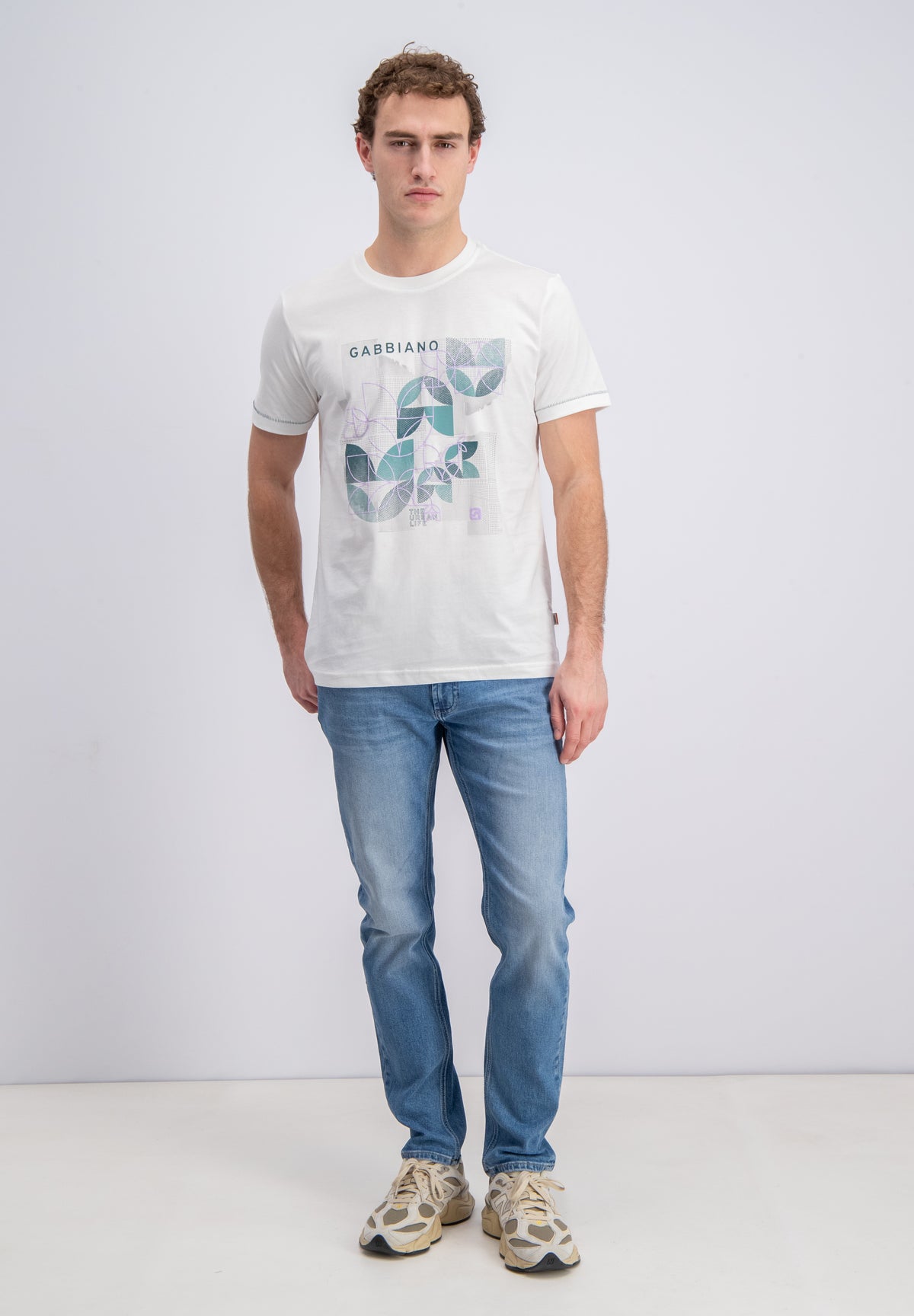 Dusk - Geometrische print t-shirt