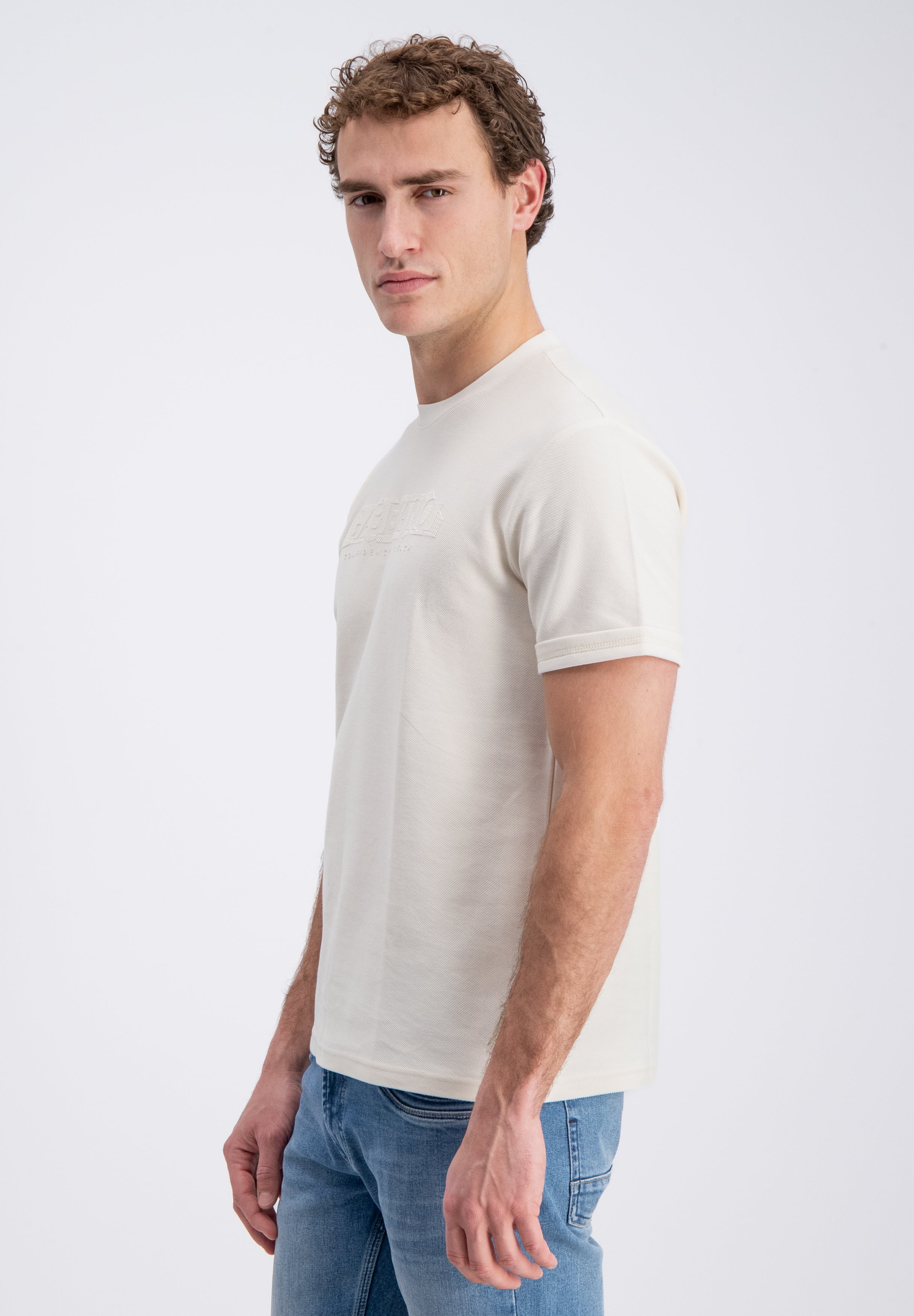 Lexor – Jacquard structure t-shirt
