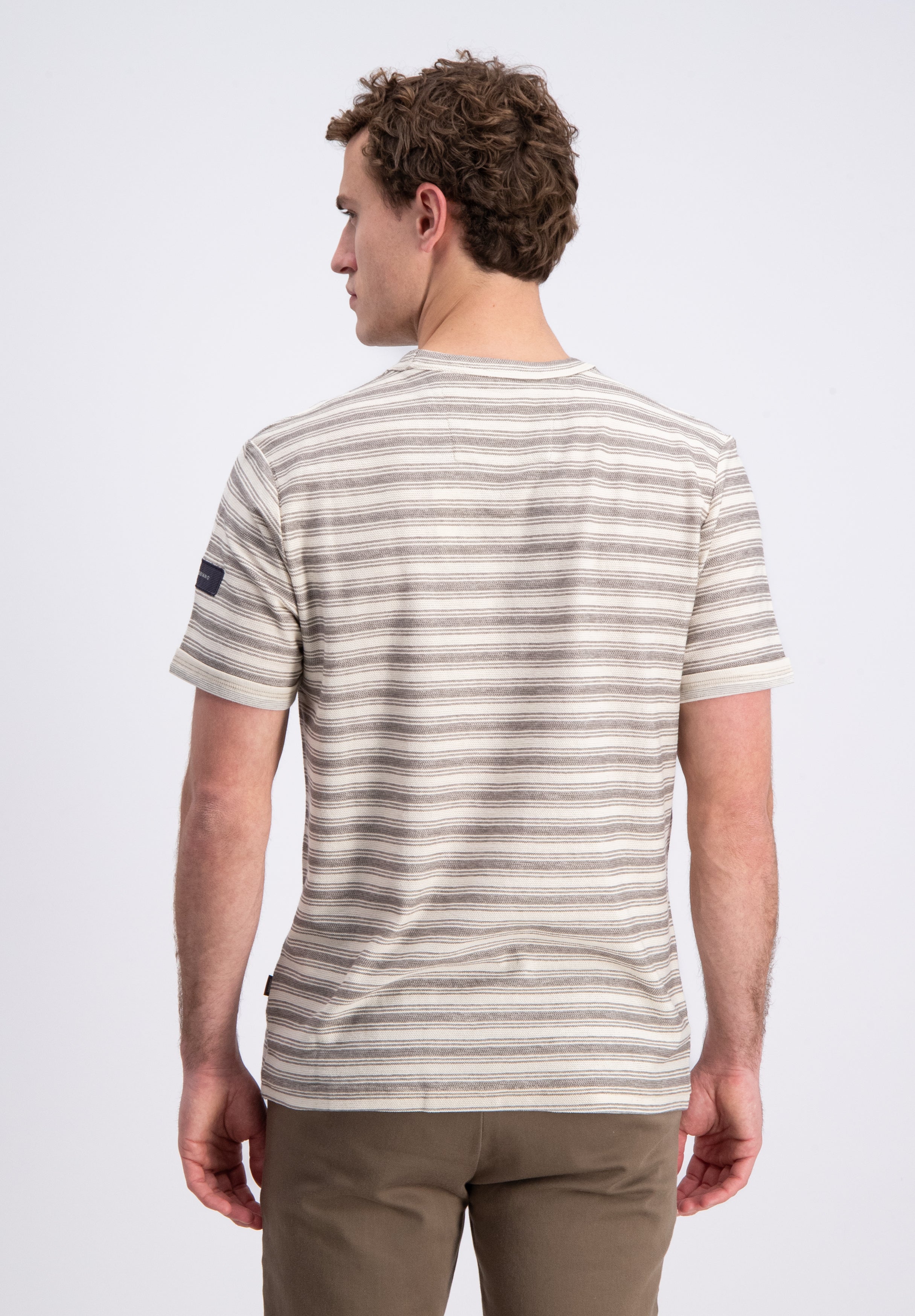 Sovla – Jacquard striped T-shirt