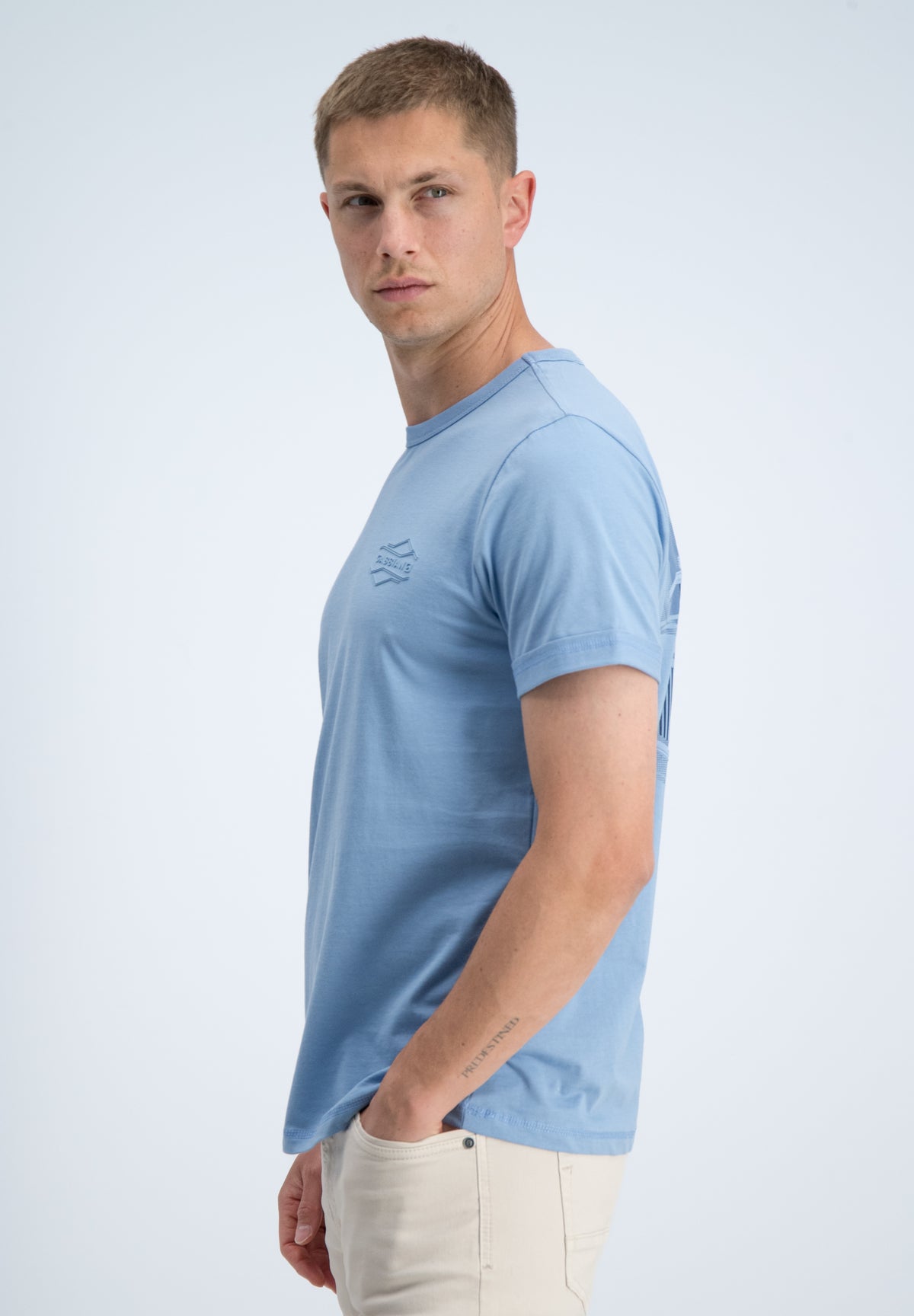 Regular fit t-shirt backprint 3d