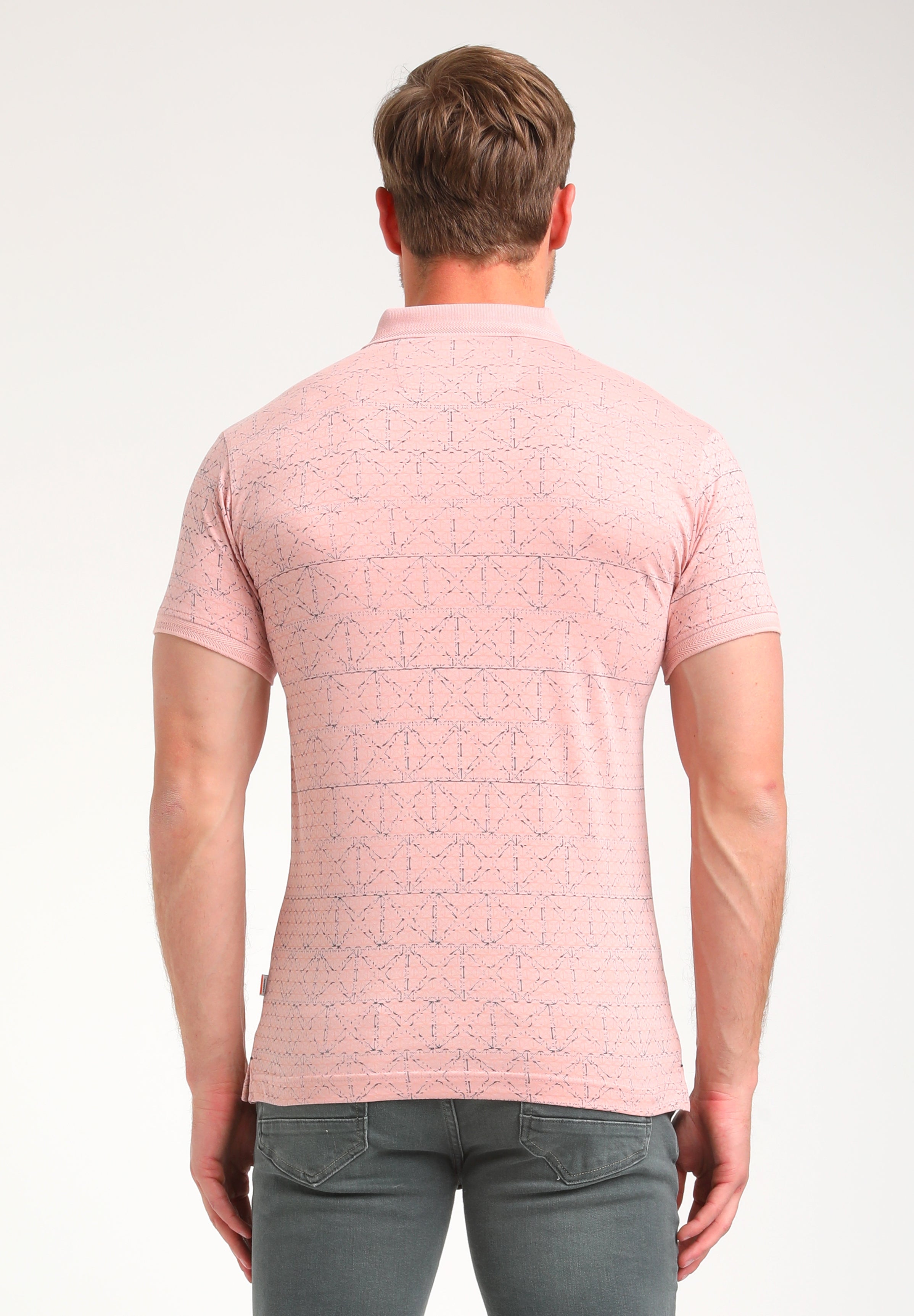 Polo met allover print