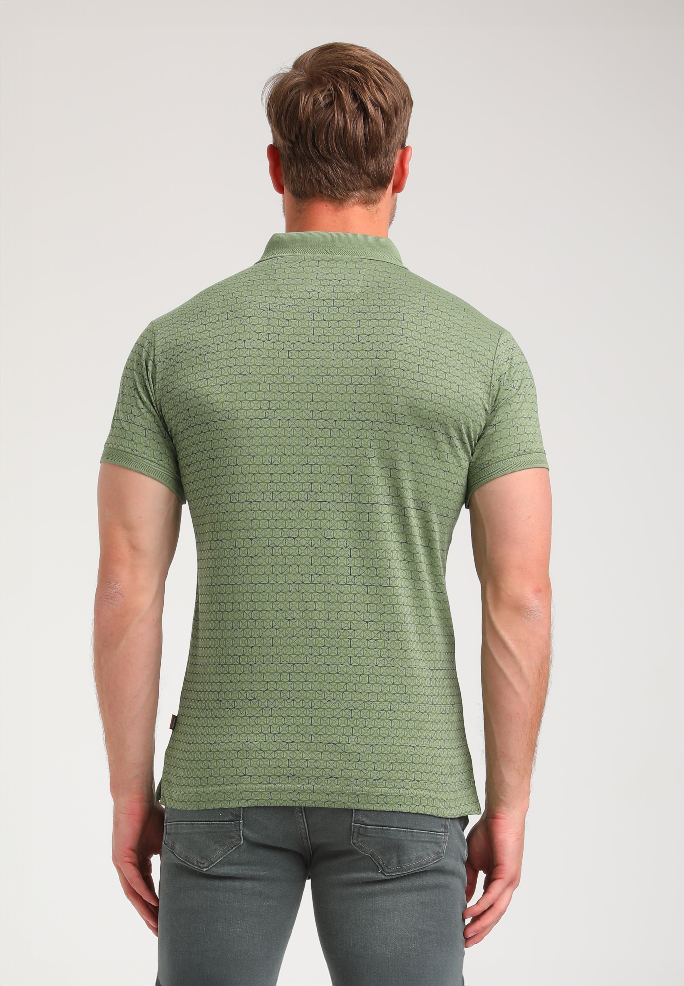 Polo met allover print