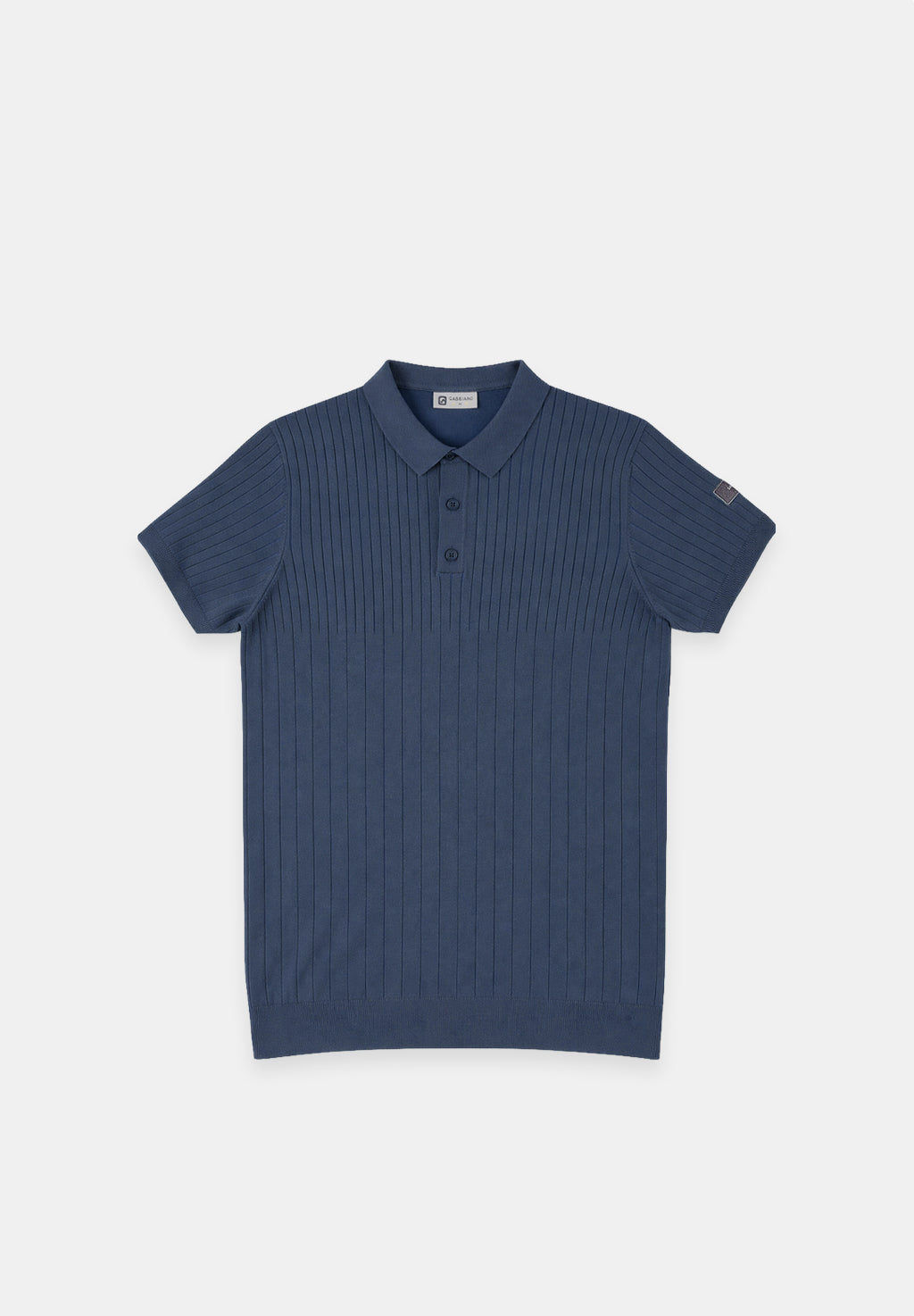 Mavon – knitted stripe polo