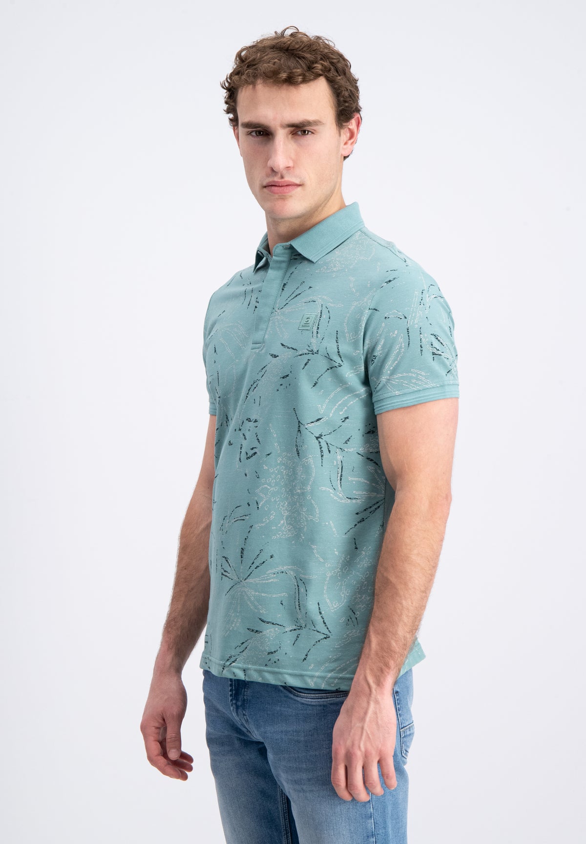 Brenzi – Short sleeve all over print polo