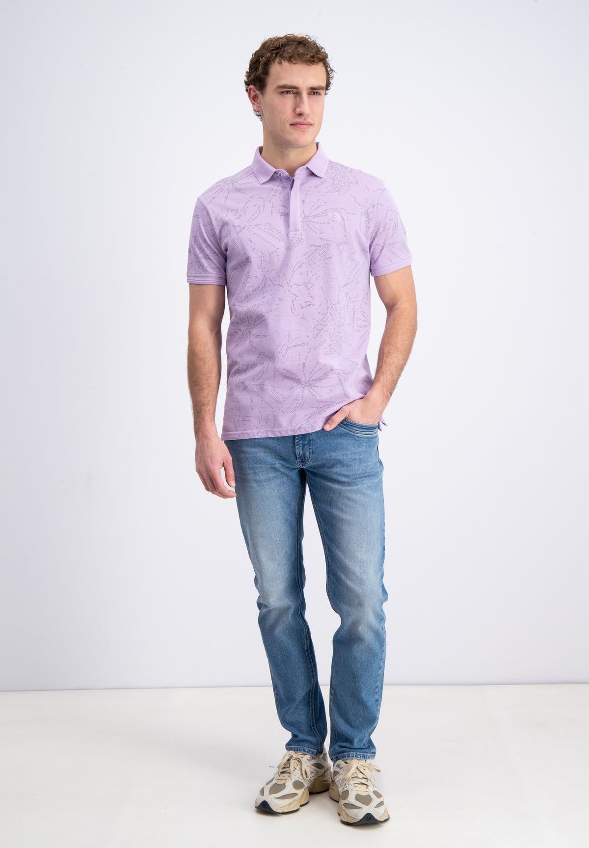 Brenzi – Short sleeve all over print polo