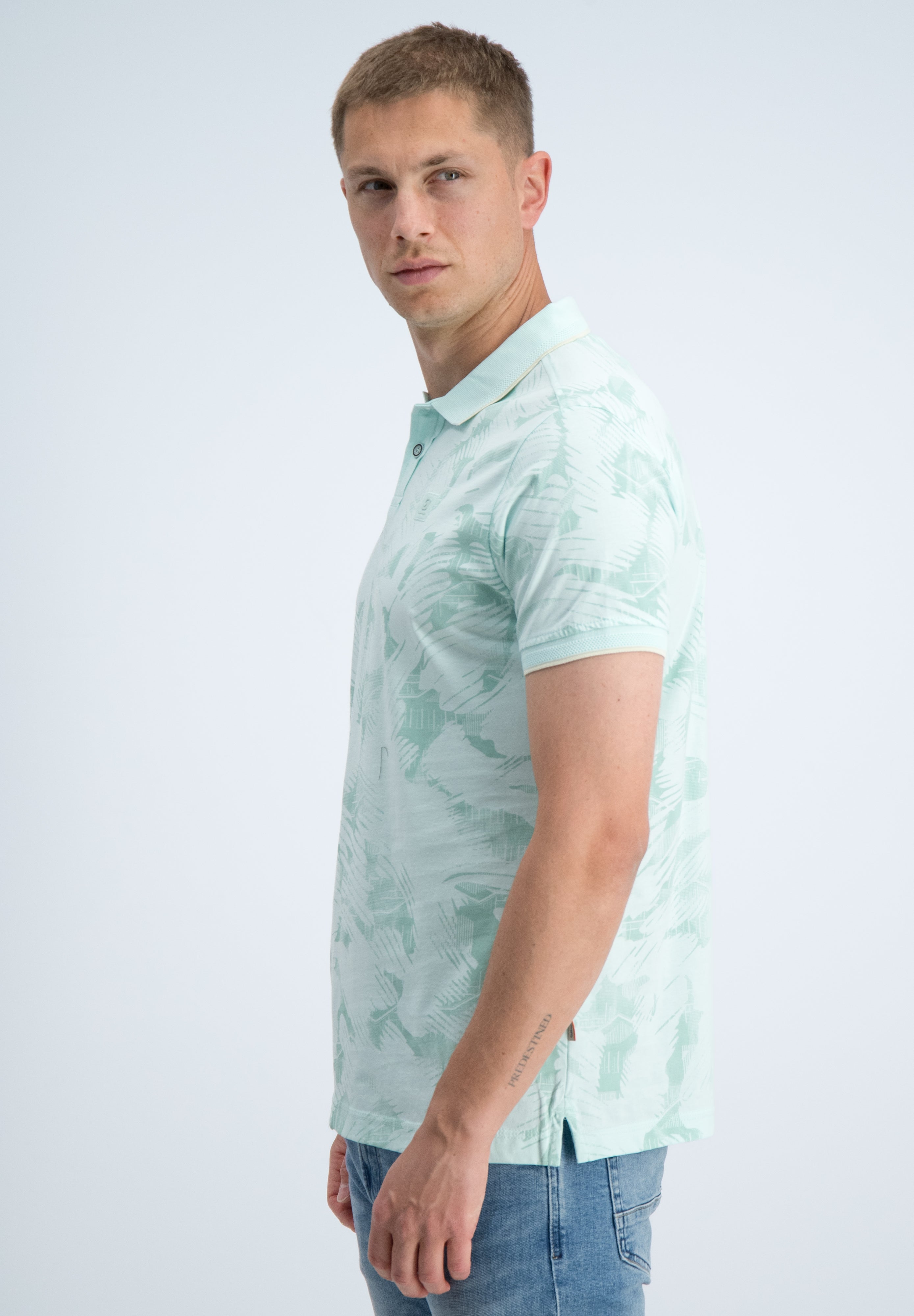 Regular fit polo all over print