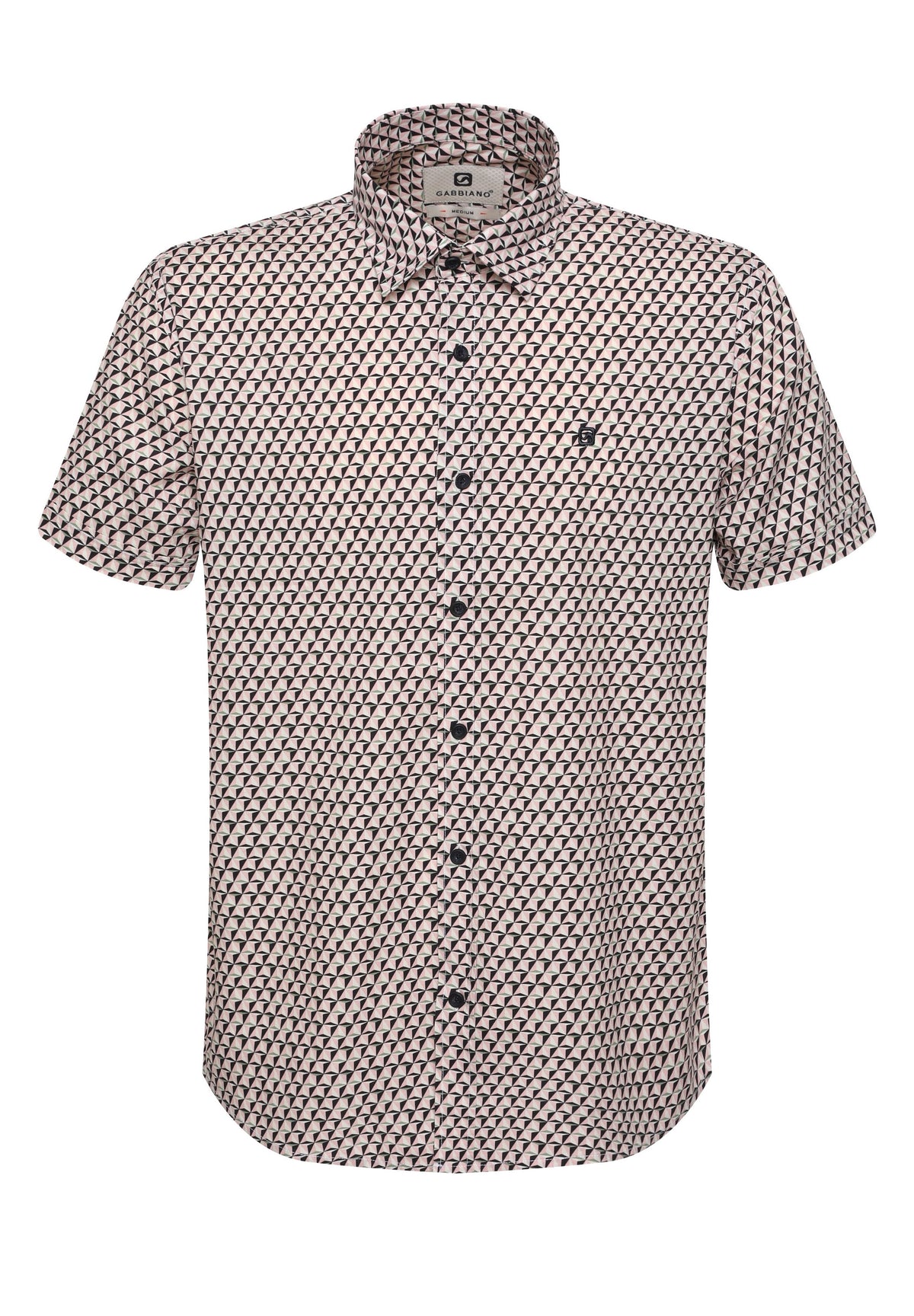 Korte mouwd hemd poplin printed