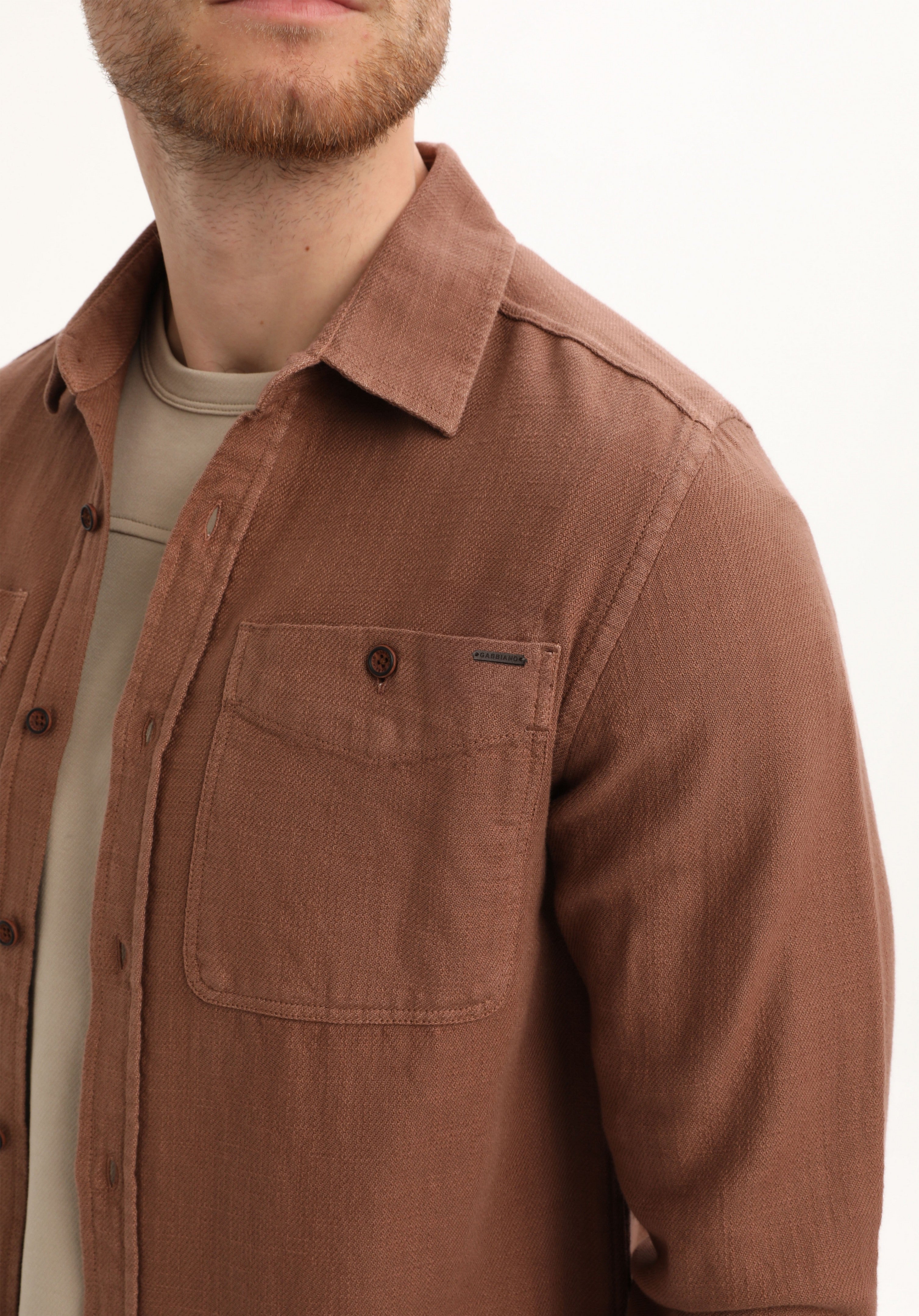 Stoere garment dye overhemd
