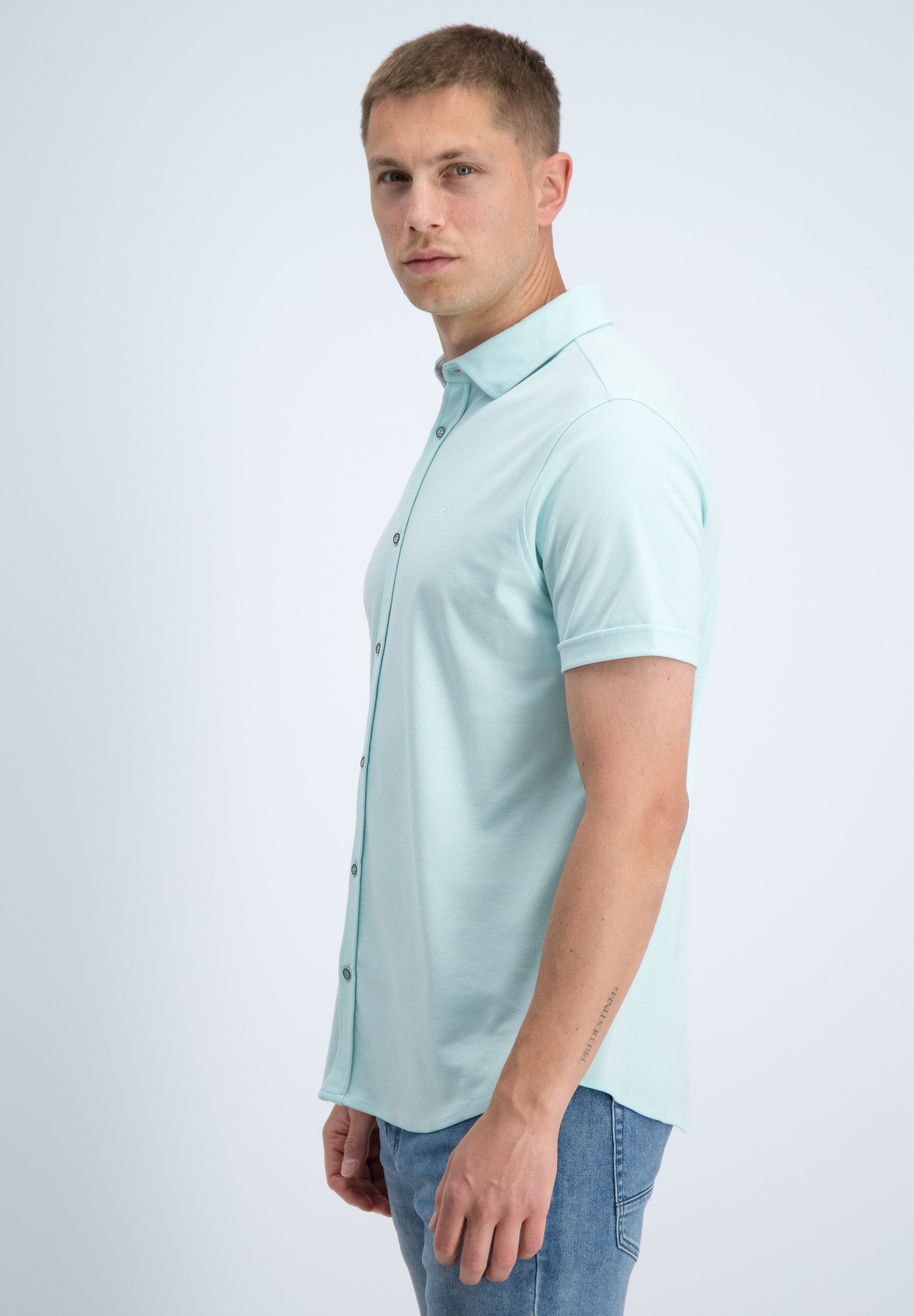 Regular fit overhemd comfort korte mouw