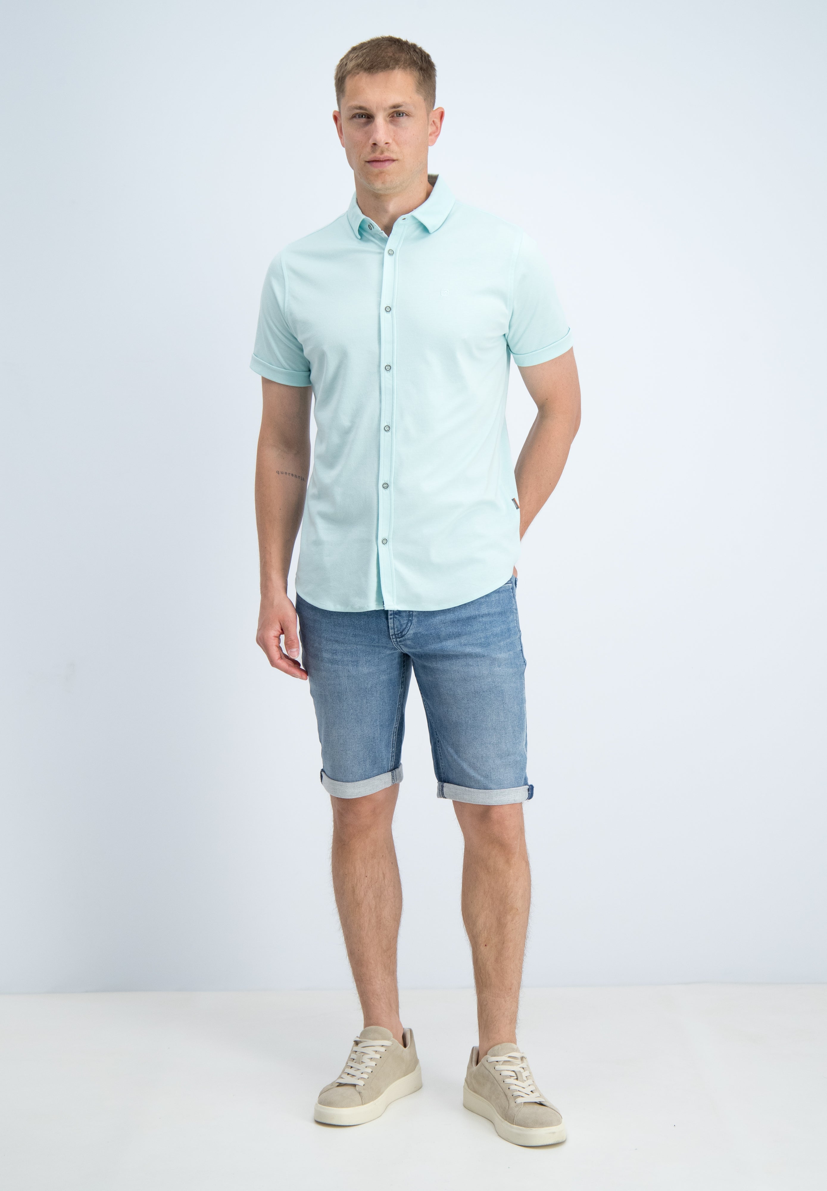 Regular fit overhemd comfort korte mouw