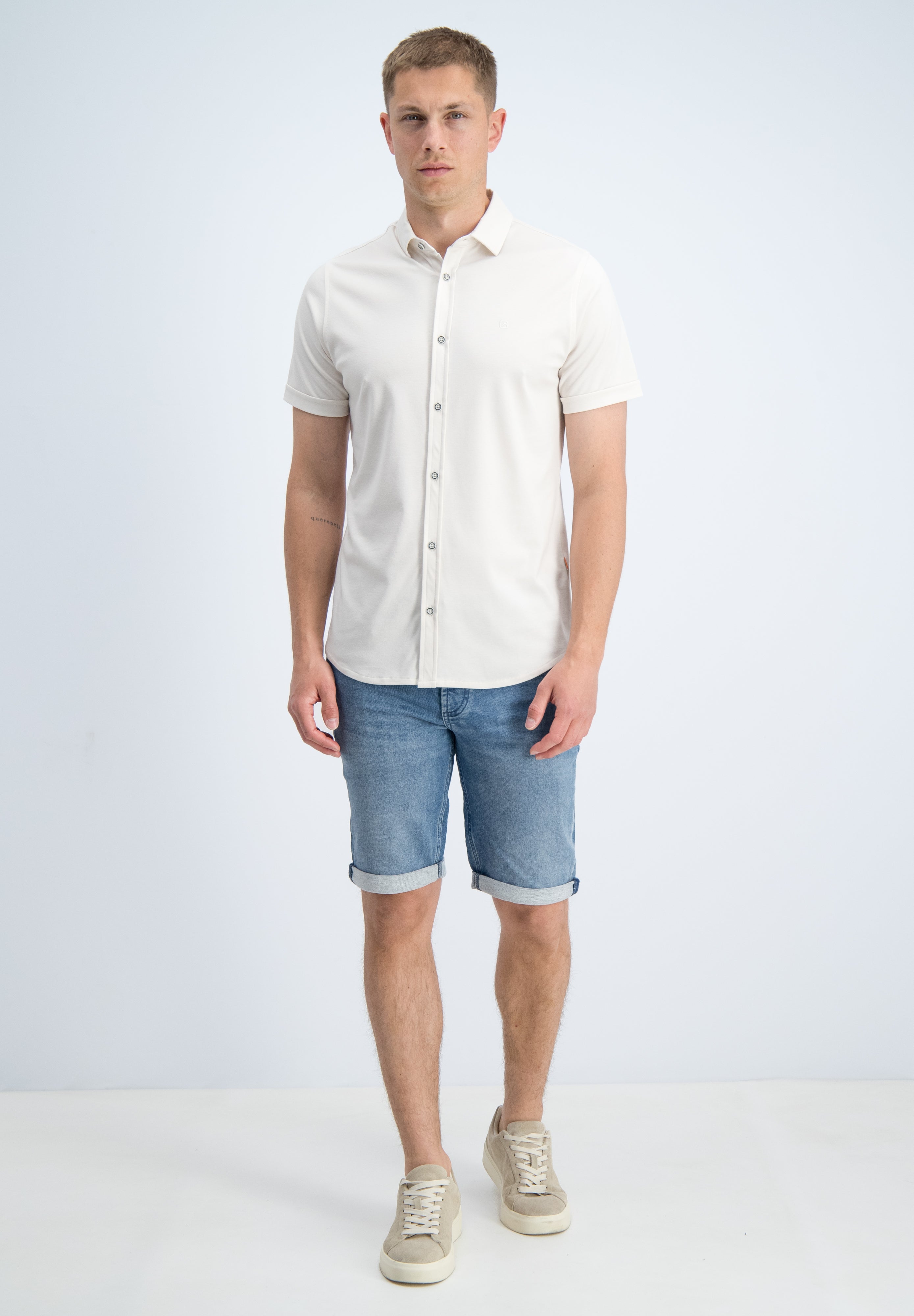 Regular fit overhemd comfort korte mouw