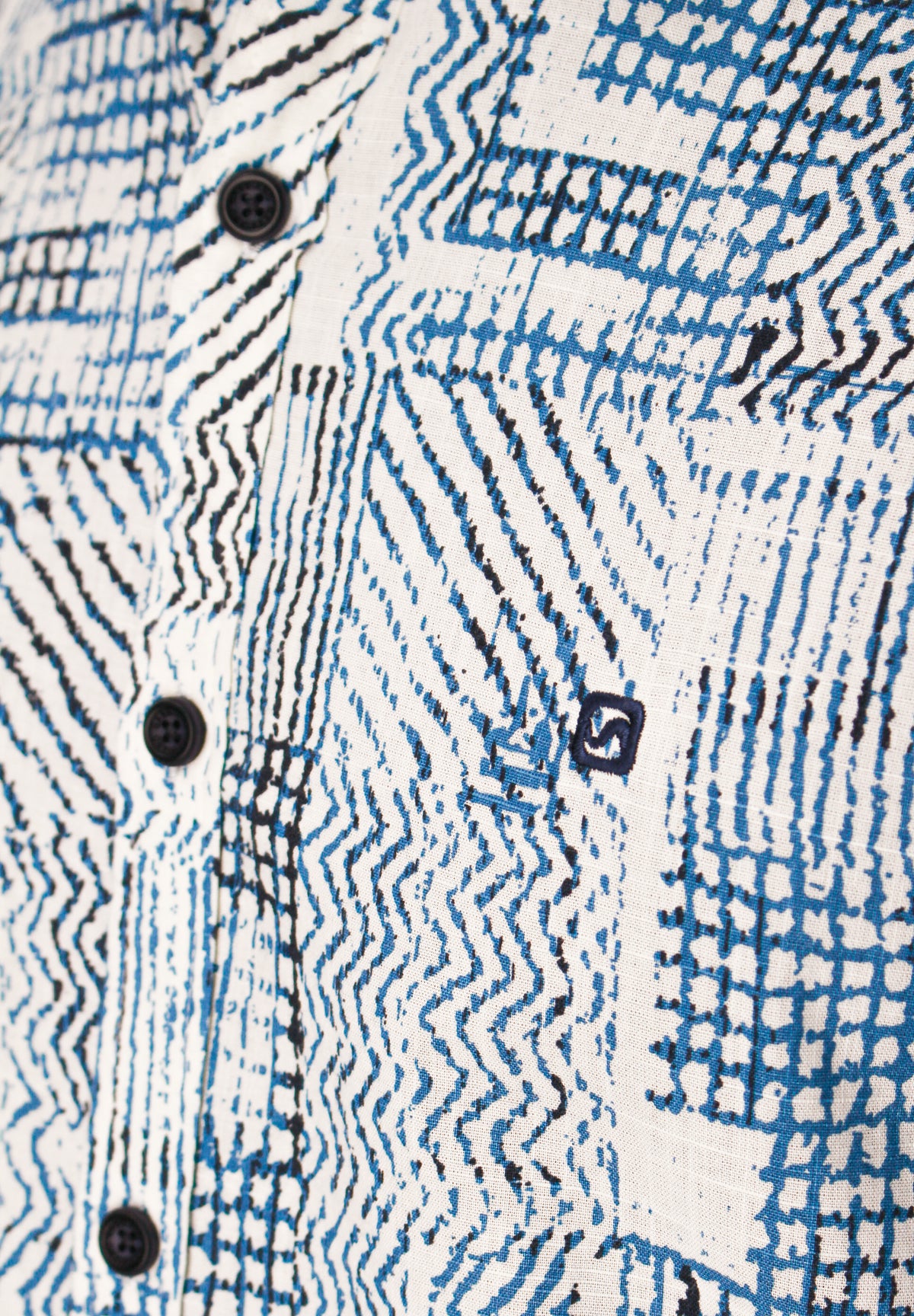 Brandik – Geometric all-over print shirt