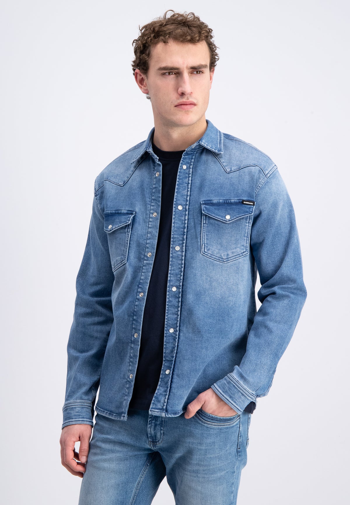 Alvon –Denim jogg overhemd
