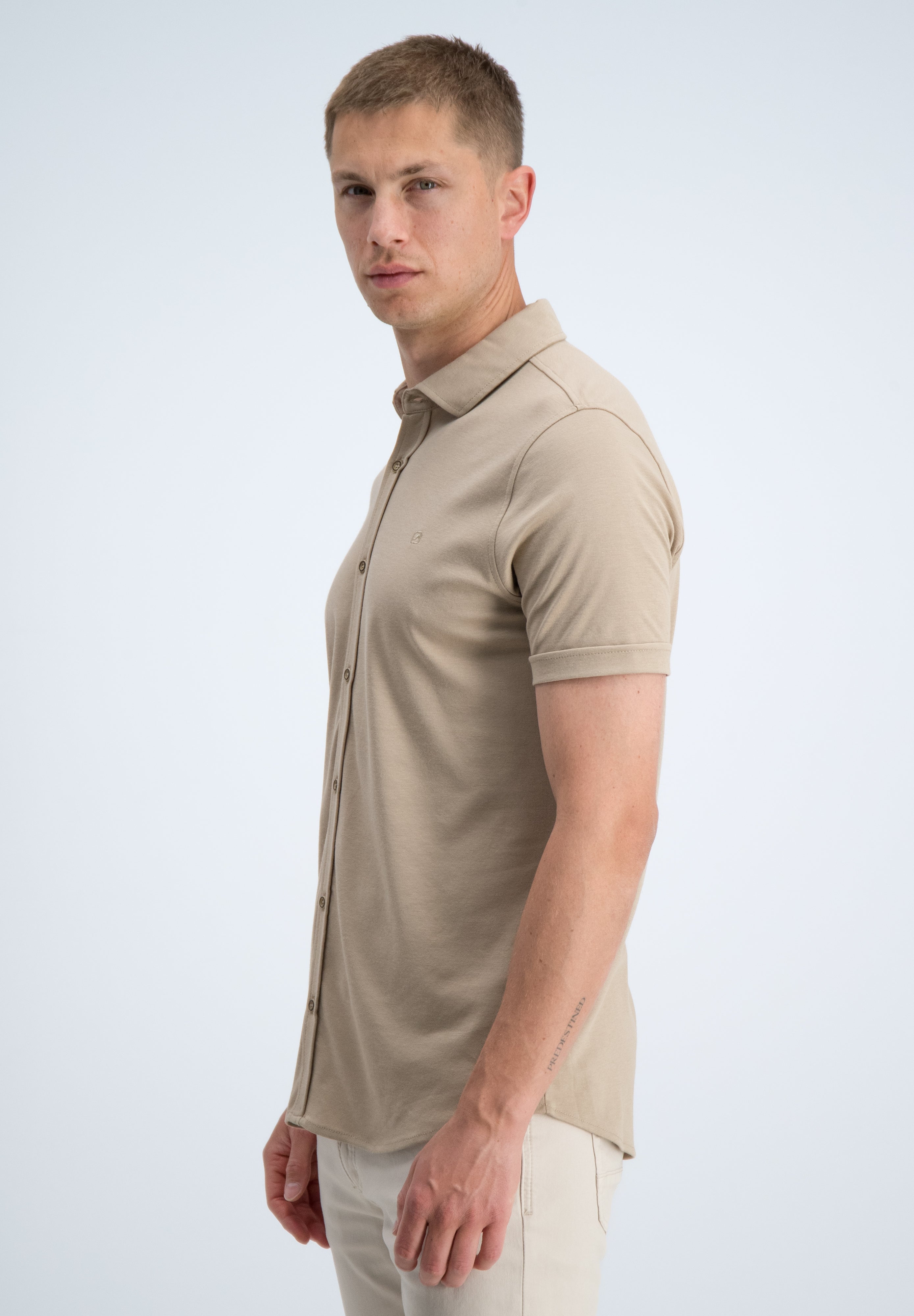 Regular fit overhemd comfort korte mouw