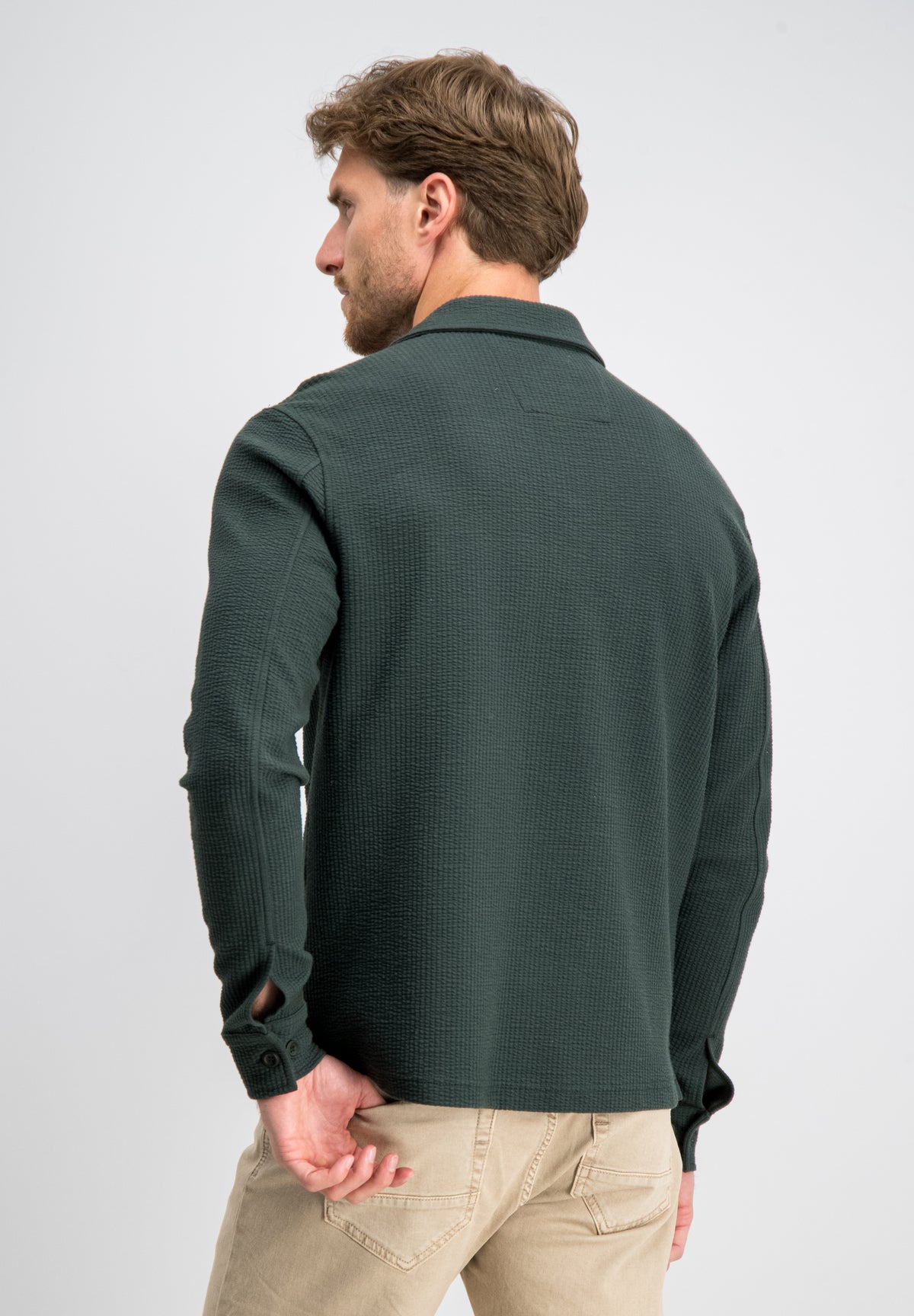 Finny – Jacquard Stripe Overshirt