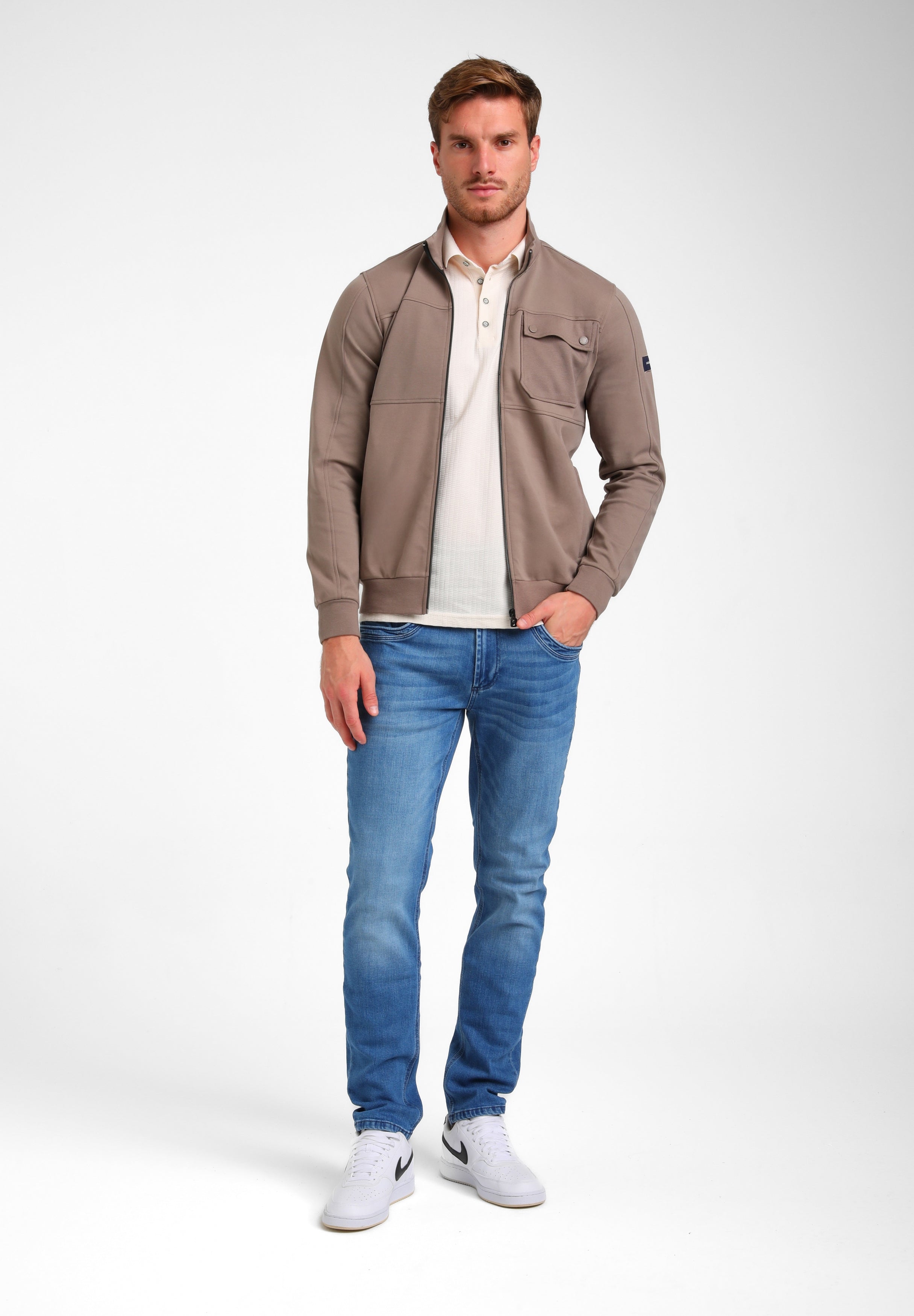 Praktische interlock vest