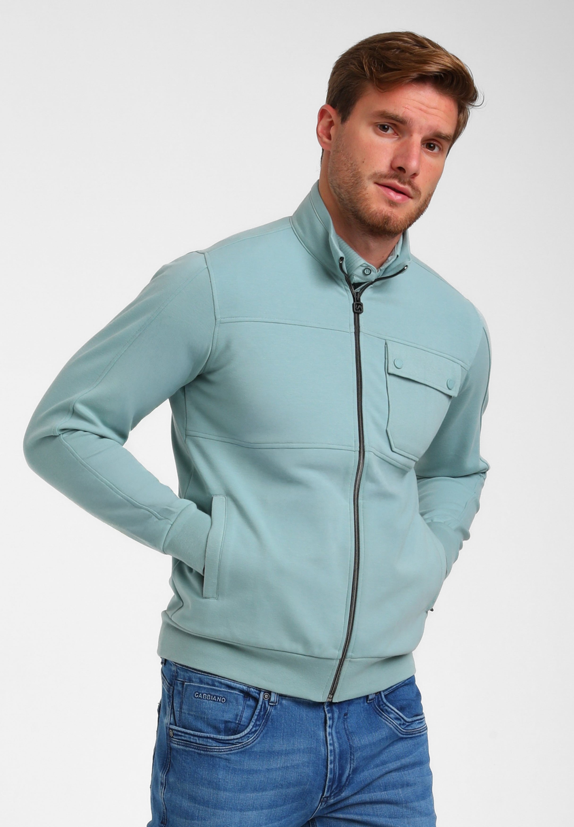 Praktische interlock vest