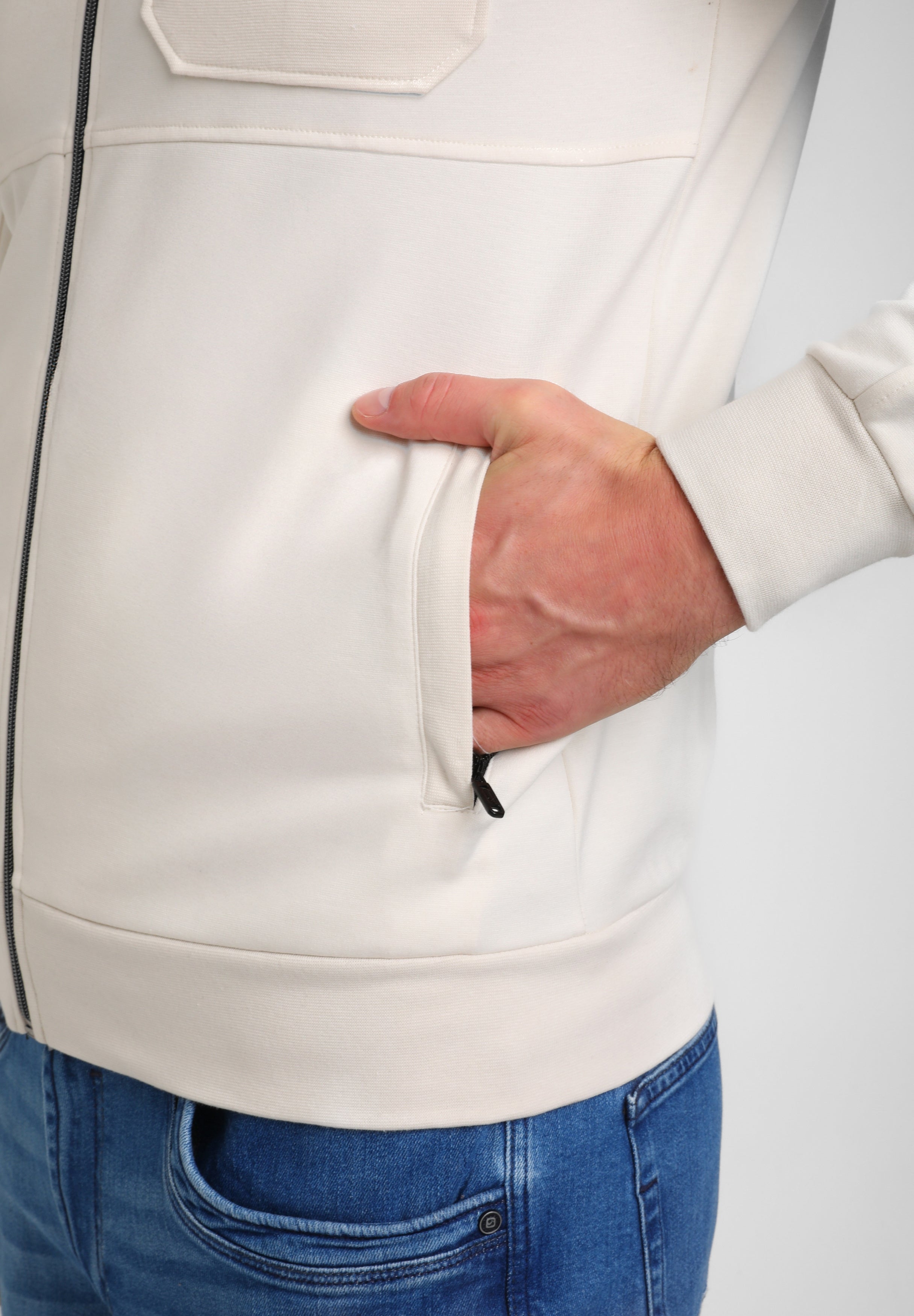 Praktische interlock vest
