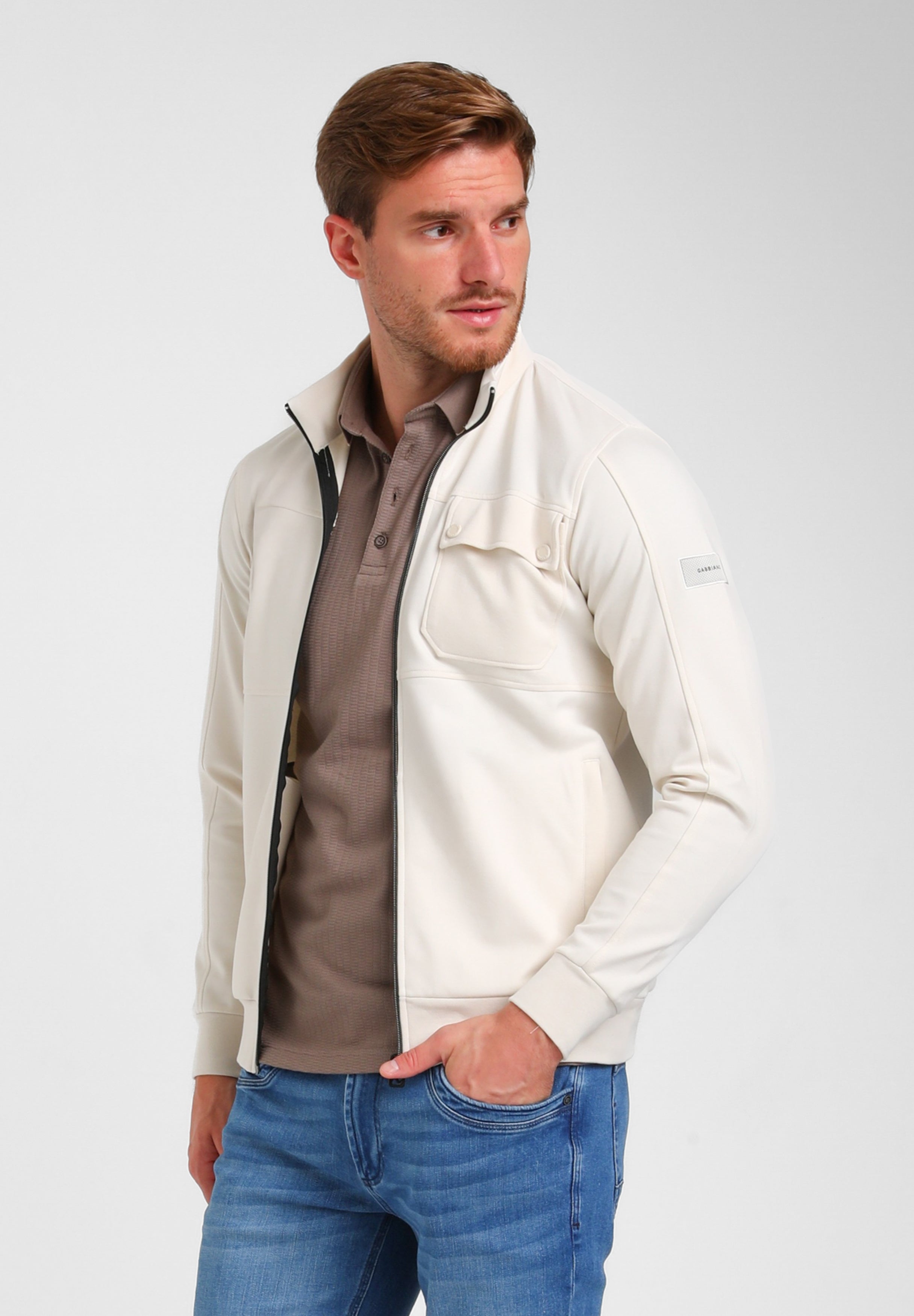 Praktische interlock vest