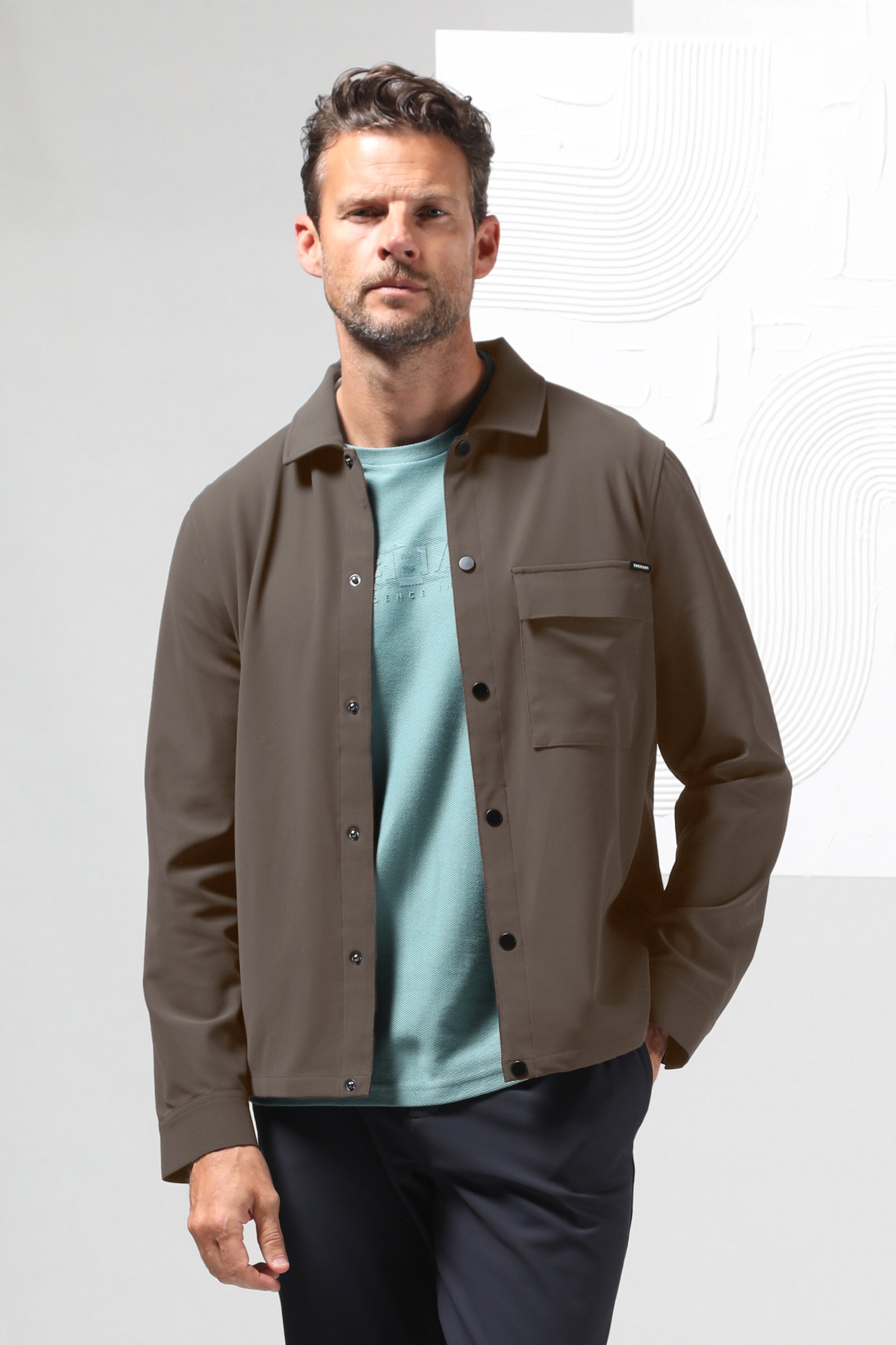 Travel overshirt 4way-stretch