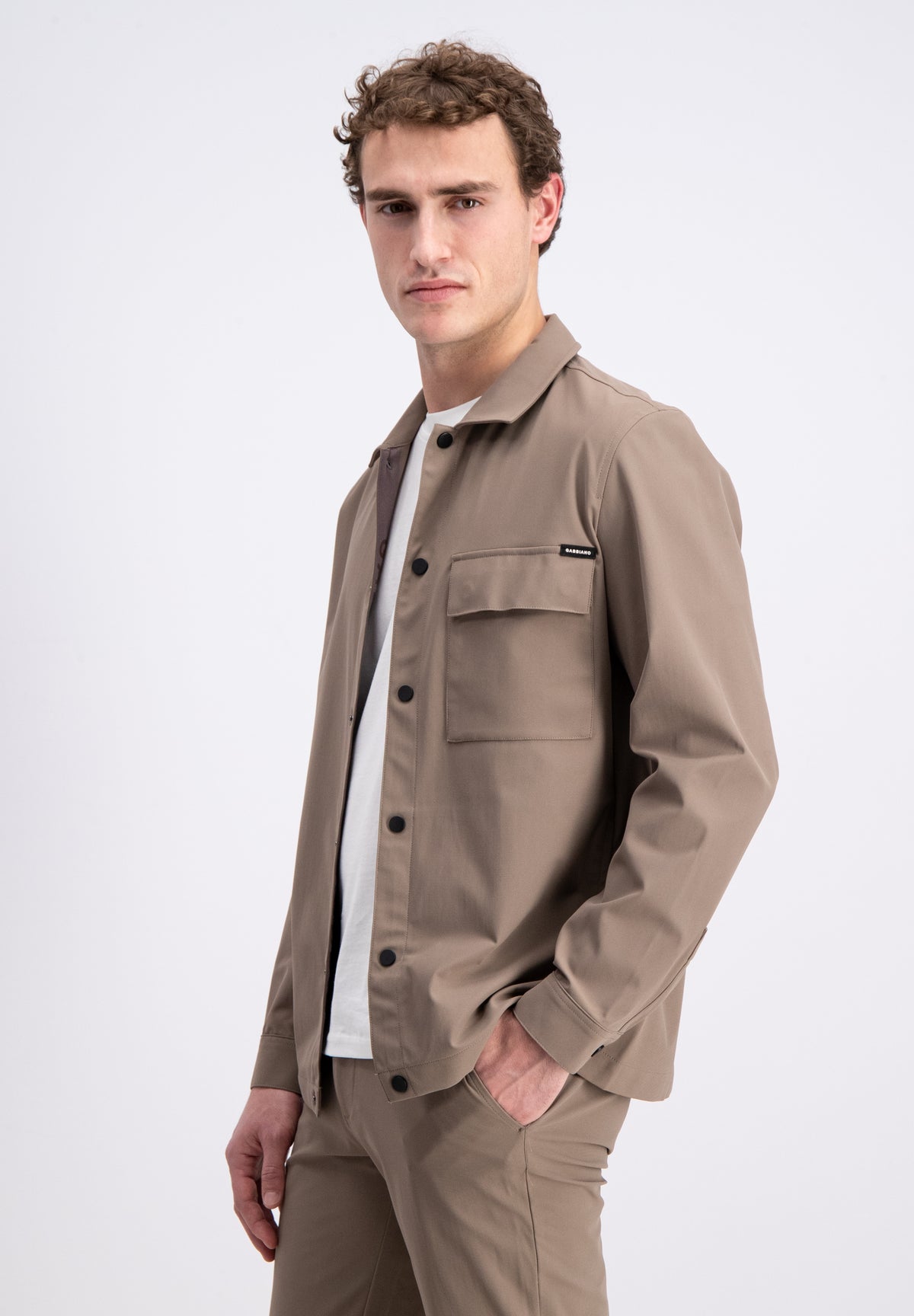 Travel overshirt 4way-stretch