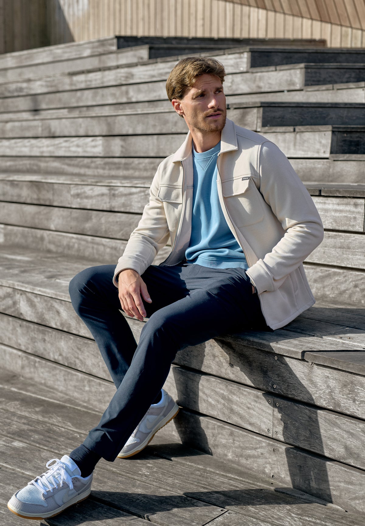 Eason – Sweat Zip Overshirt