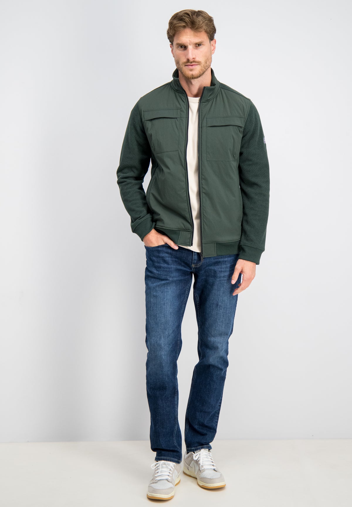 Inver – Sweat Mix Zip Cardigan