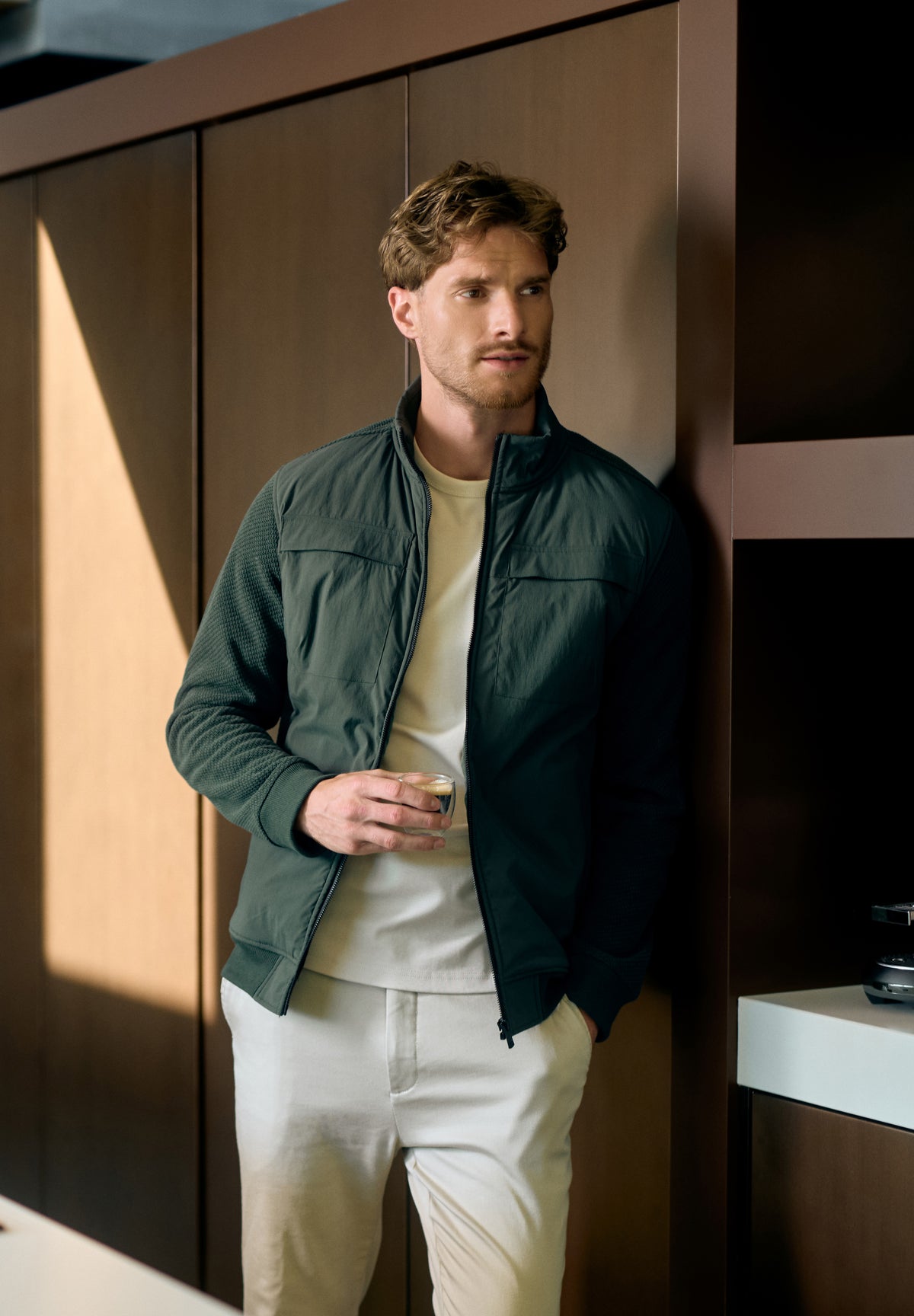 Inver – Sweat Mix Zip Cardigan