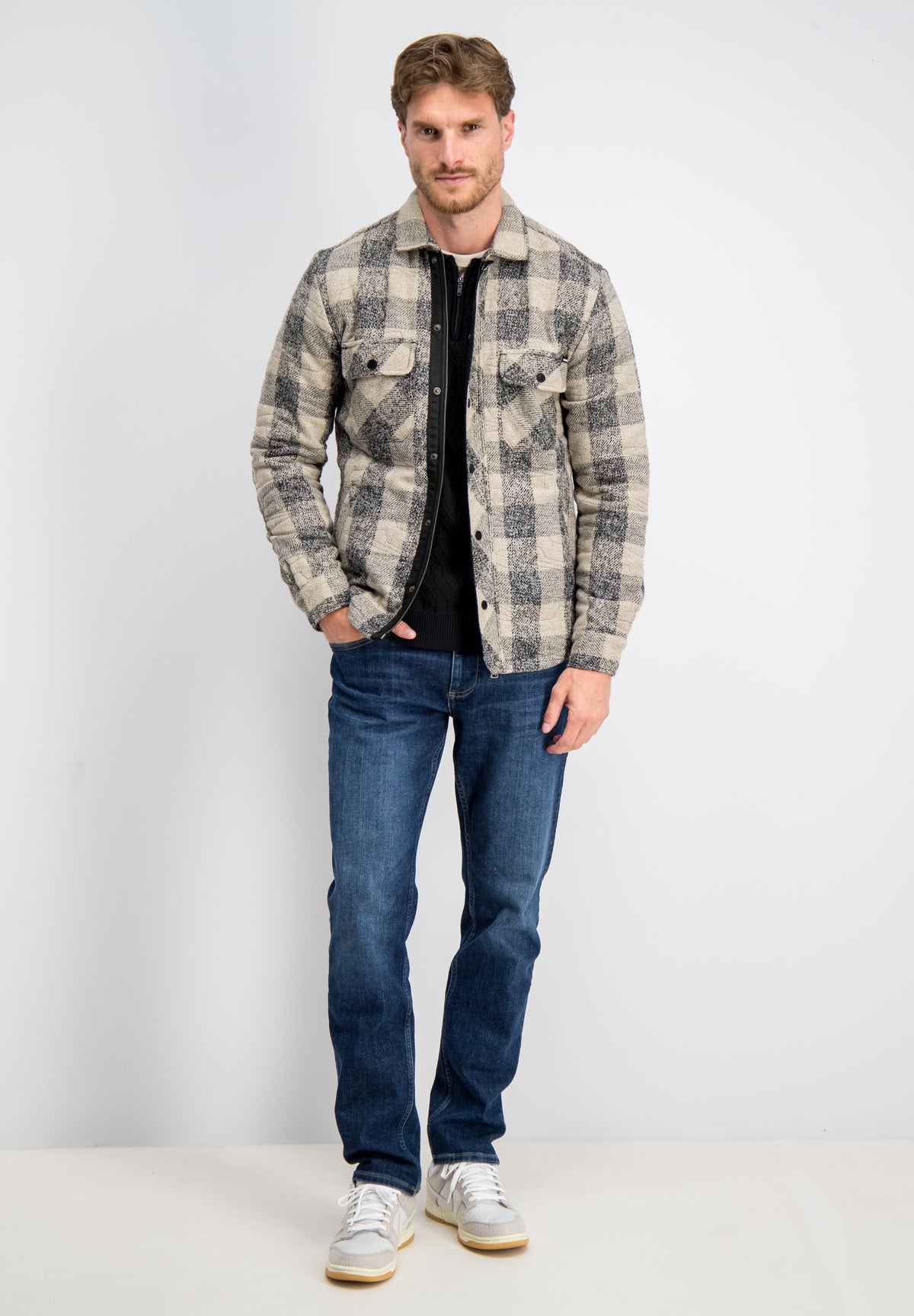 Flint – Quilted Check Flannel Overshirt