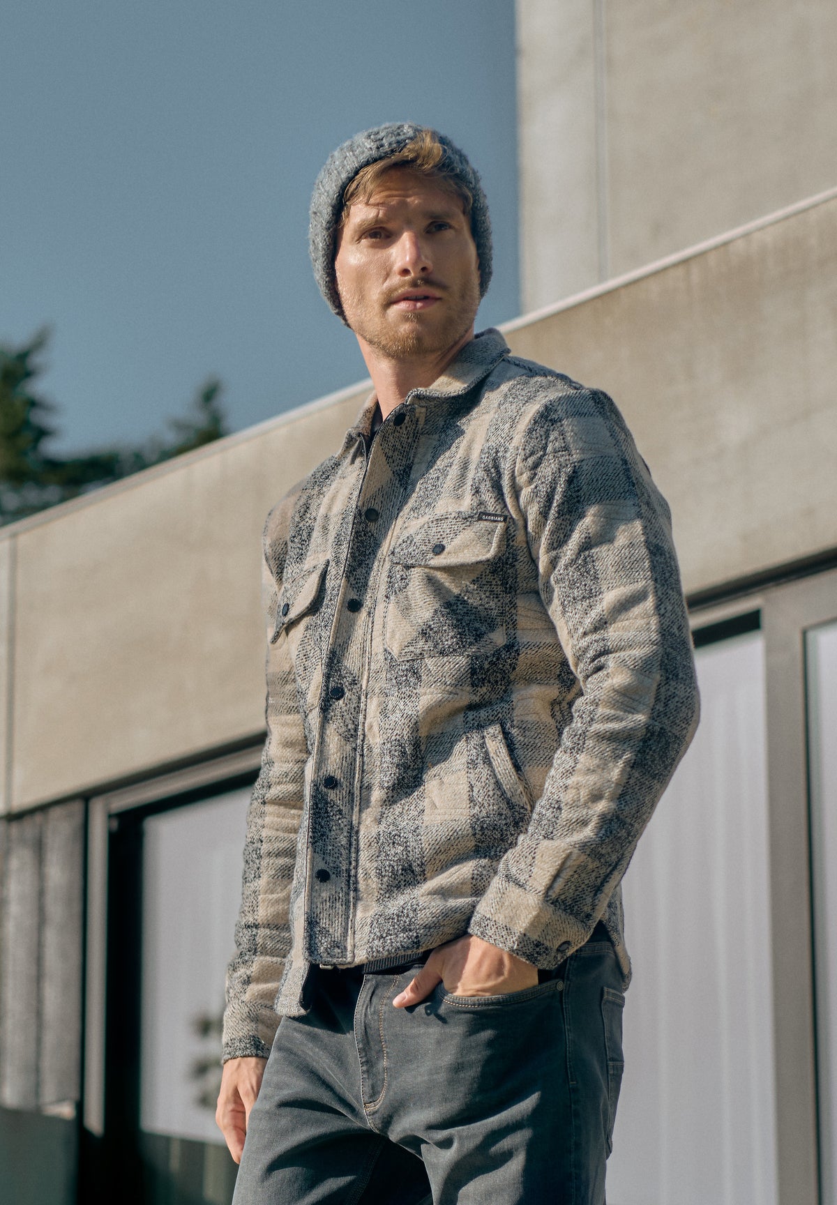 Flint – Quilted Check Flannel Overshirt