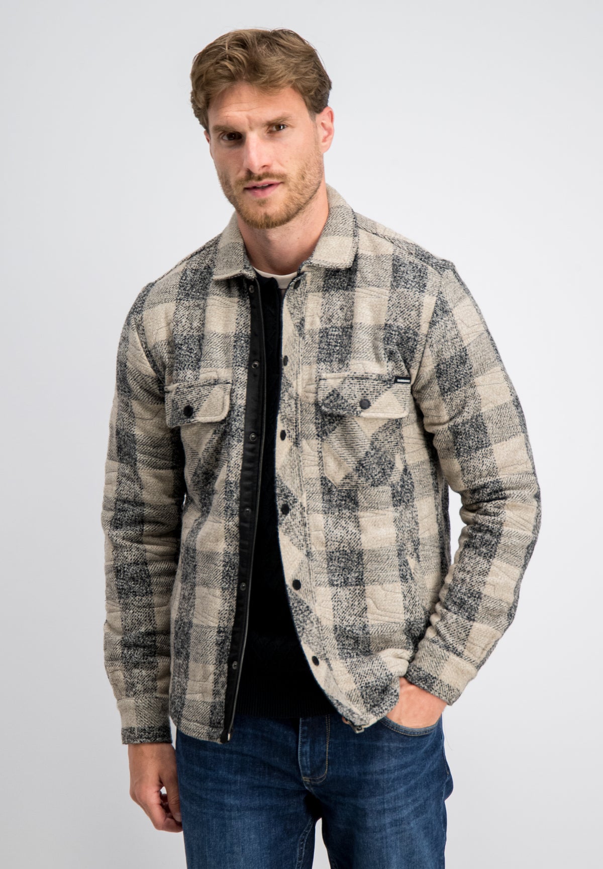 Flint – Quilted Check Flannel Overshirt
