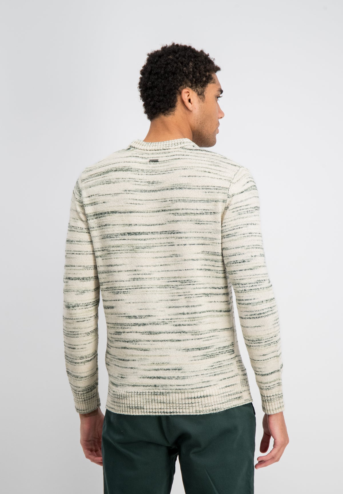 Niko – Melange Stripe Crewneck Knit