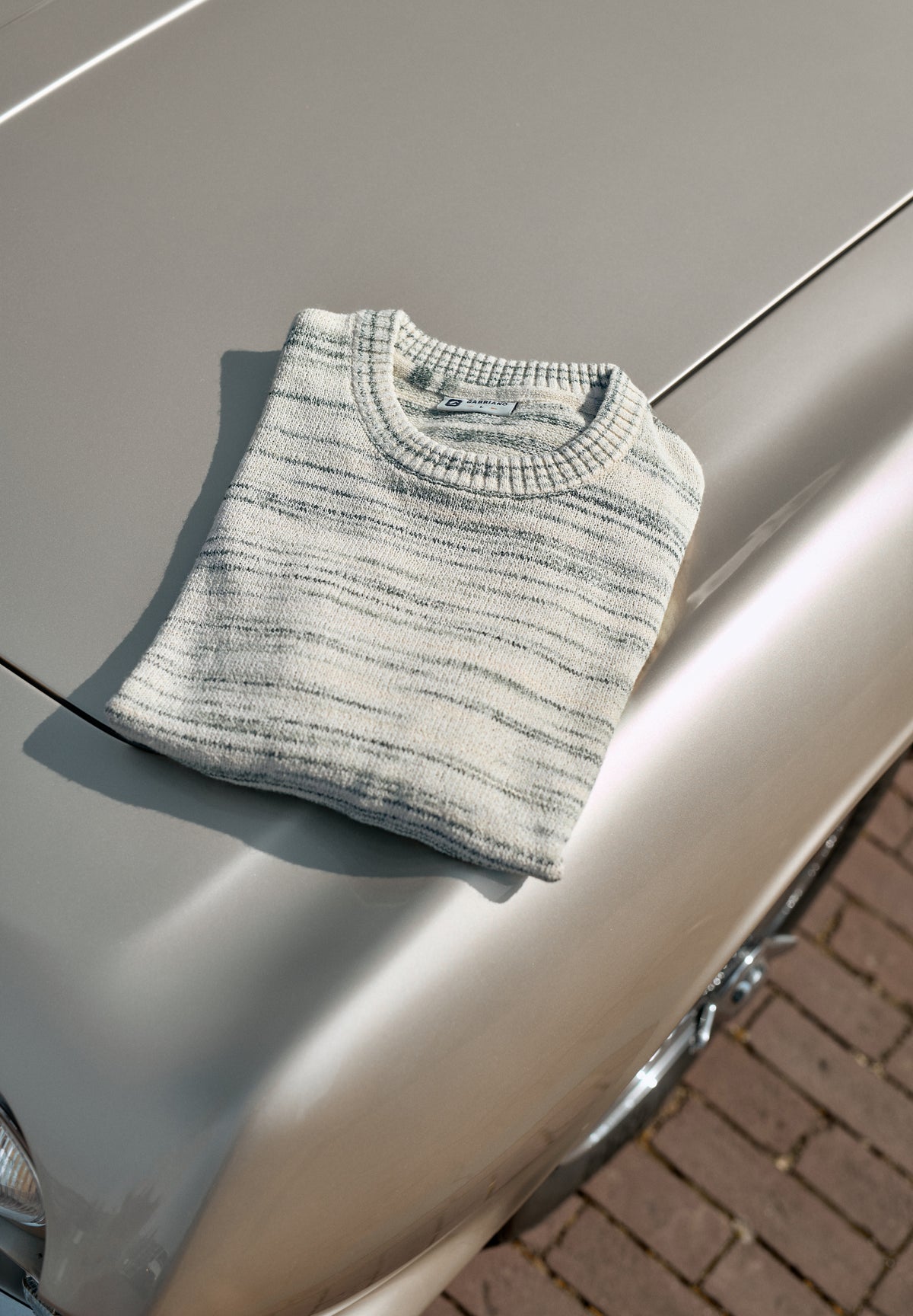 Niko – Melange Stripe Crewneck Knit