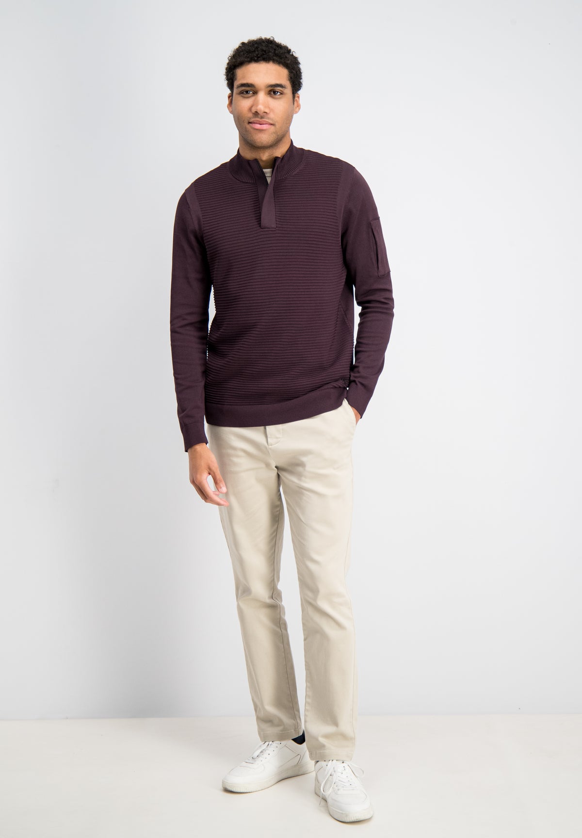 Hoyt - Half Zip Tech Knit Trui