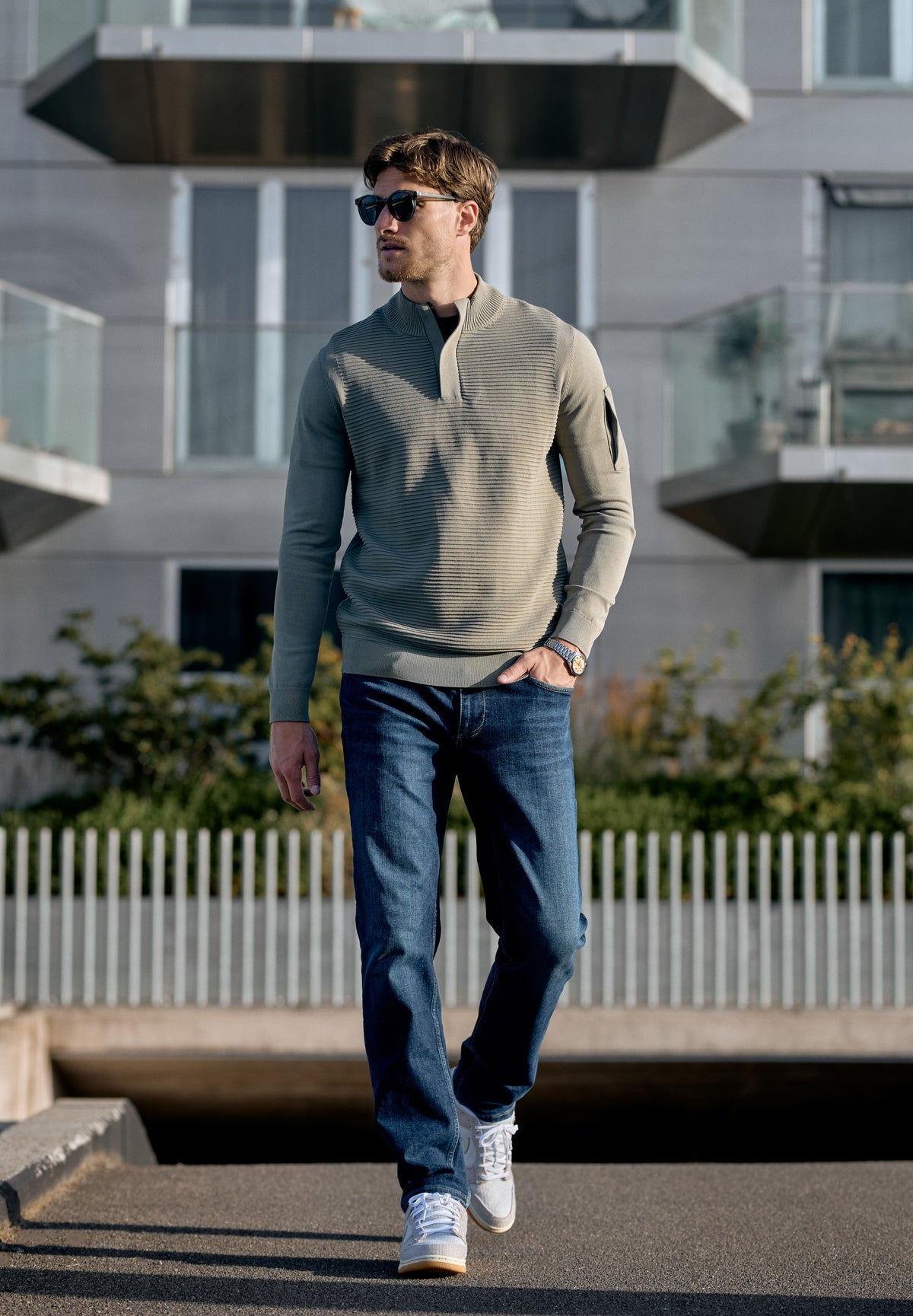 Hoyt - Half Zip Tech Knit Trui