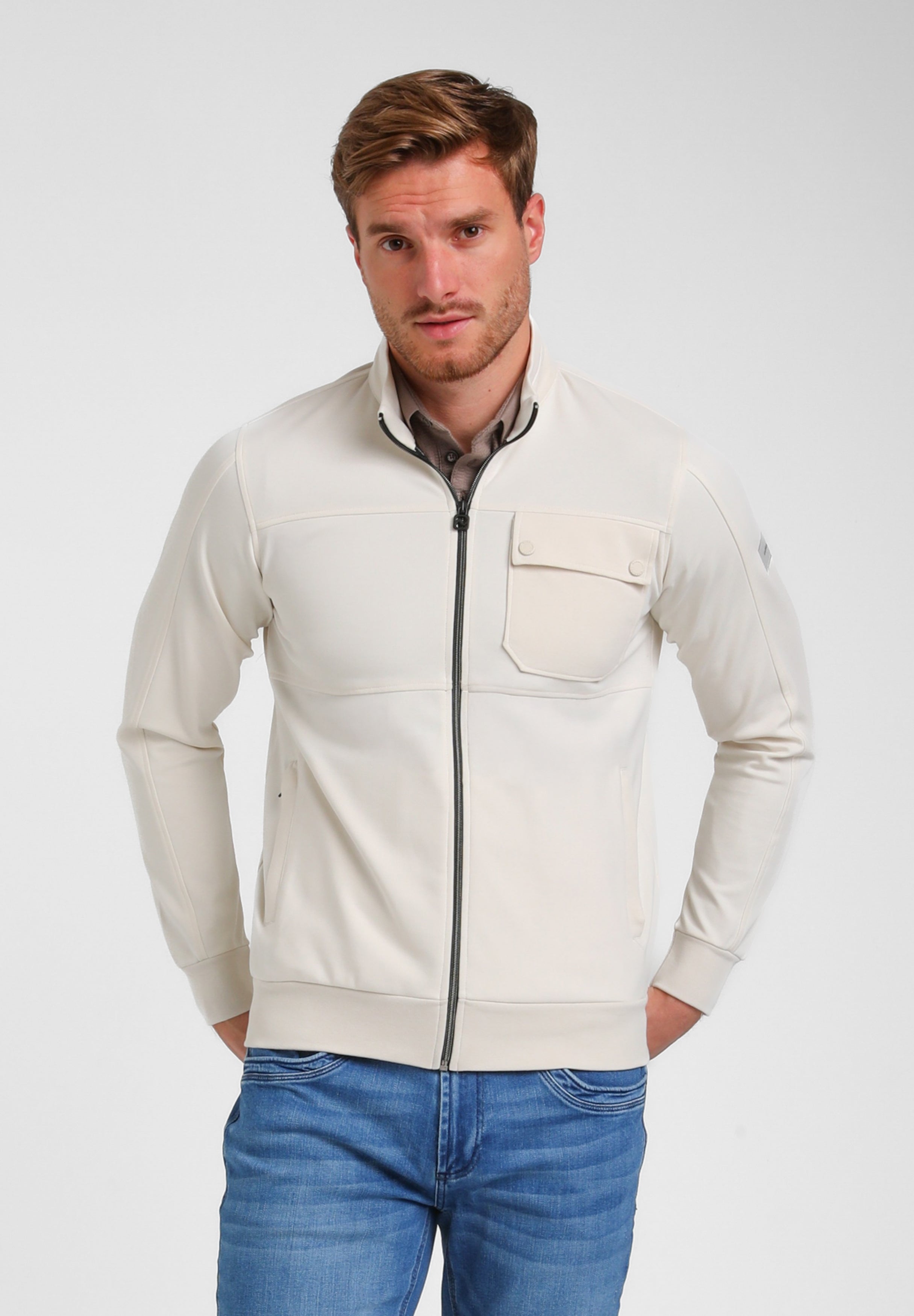 Praktische interlock vest