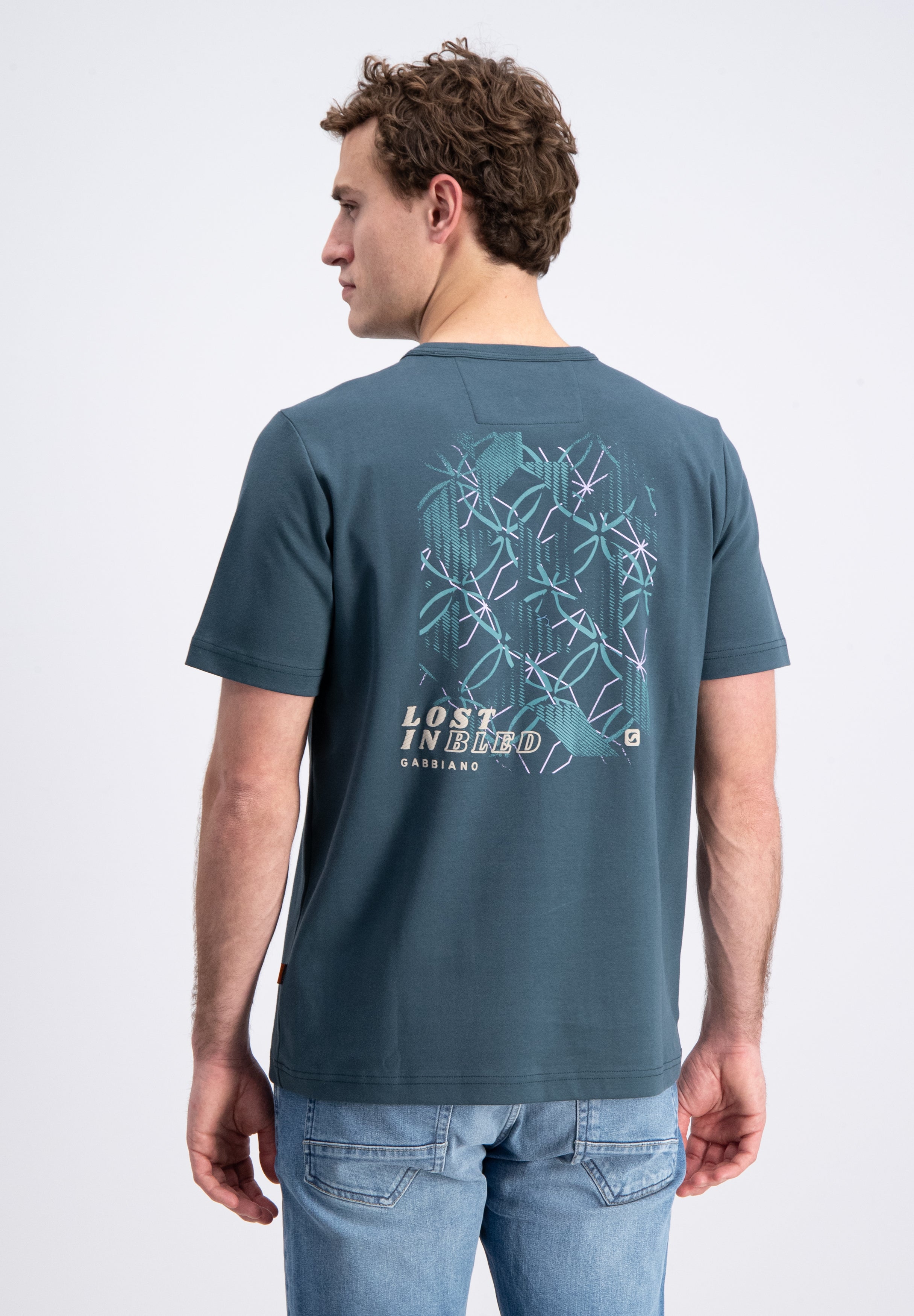 Bistra - Interlock T-shirt with back print