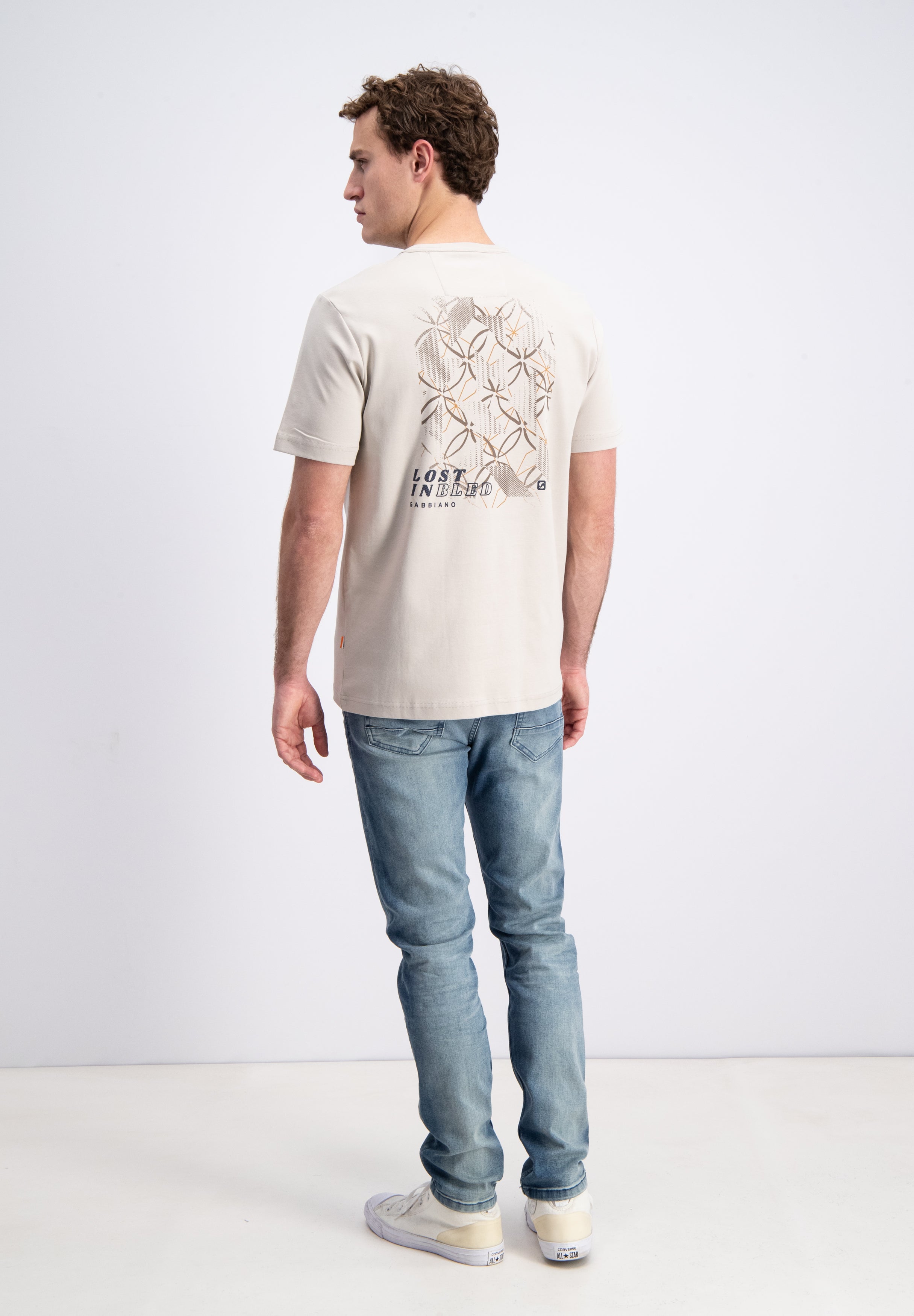 Bistra - Interlock T-shirt with back print