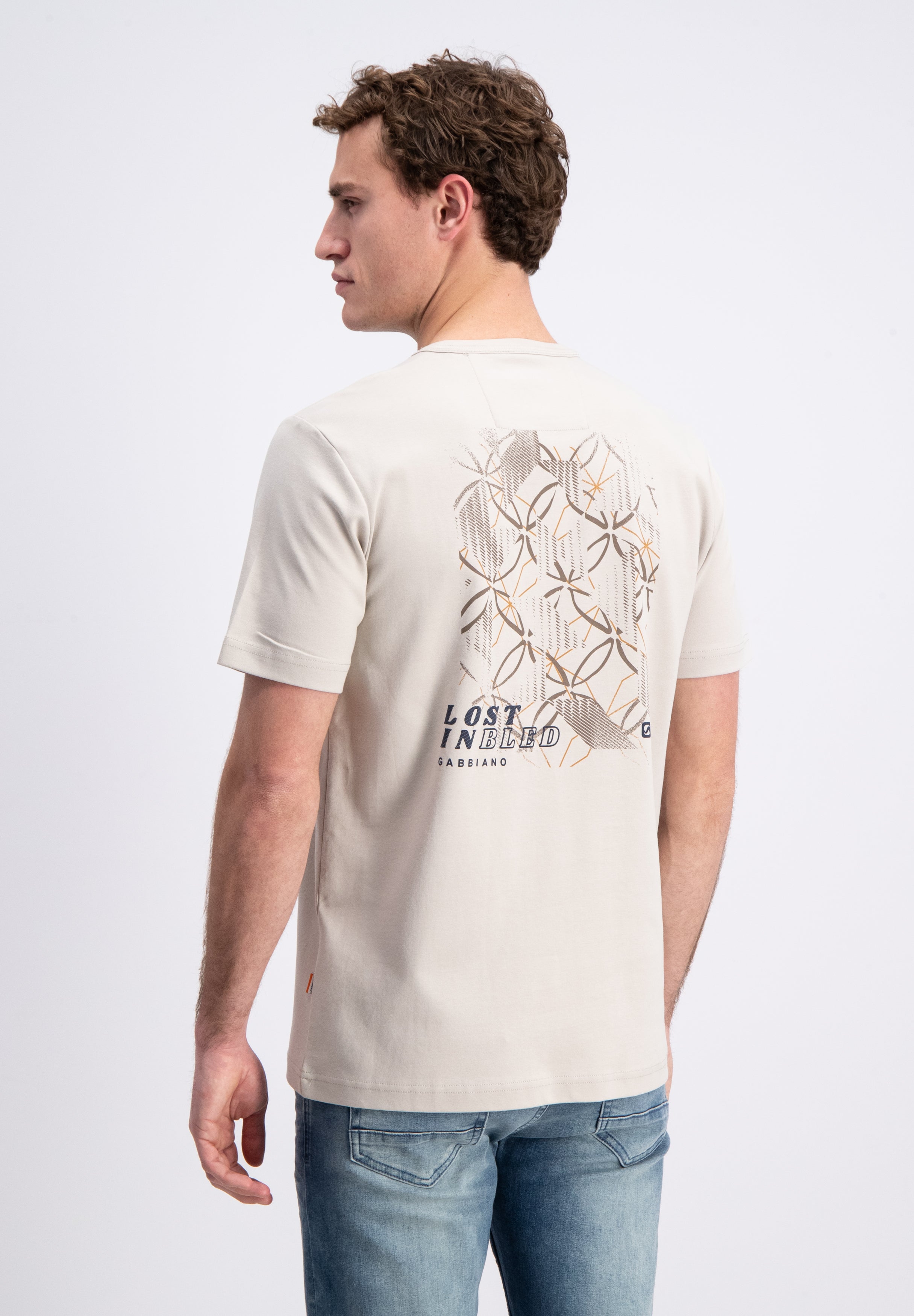 Bistra - Interlock T-shirt with back print