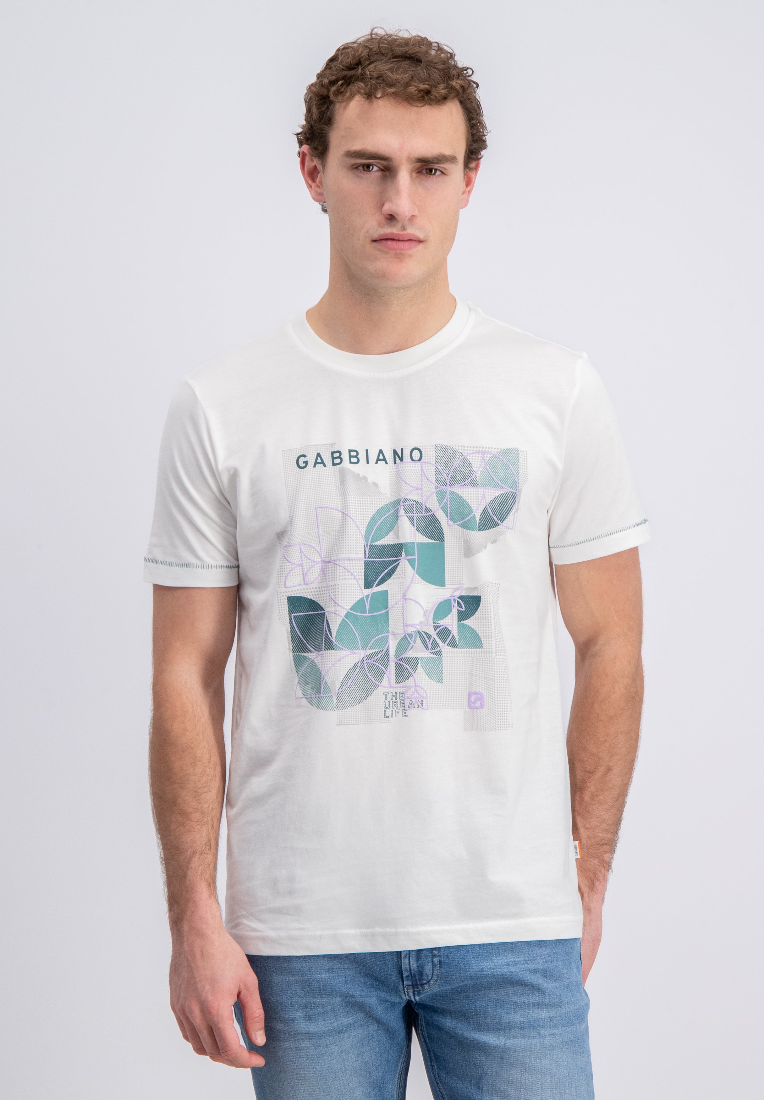 Dusk - Geometrische print t-shirt