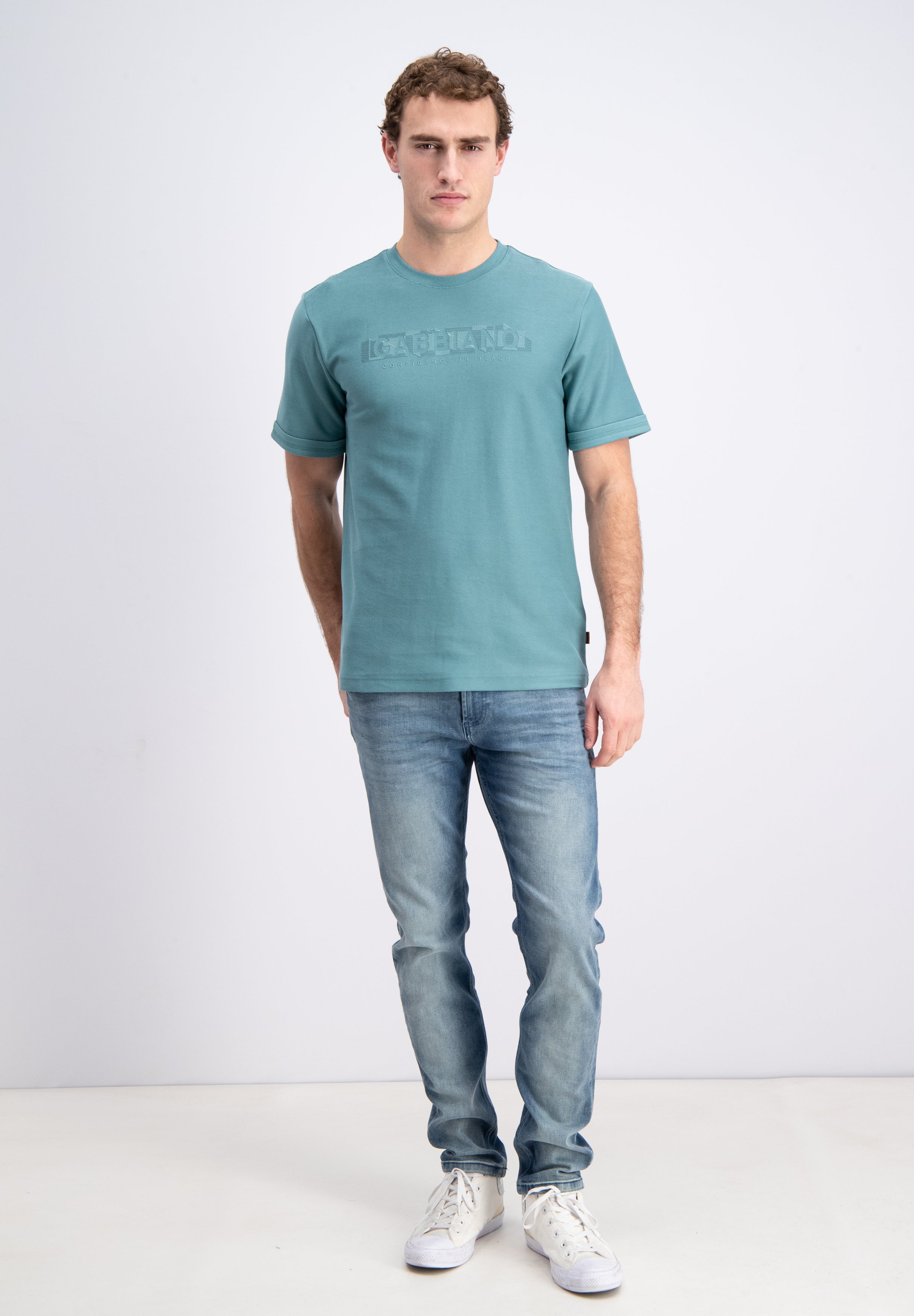 Lexor – Jacquard structure t-shirt