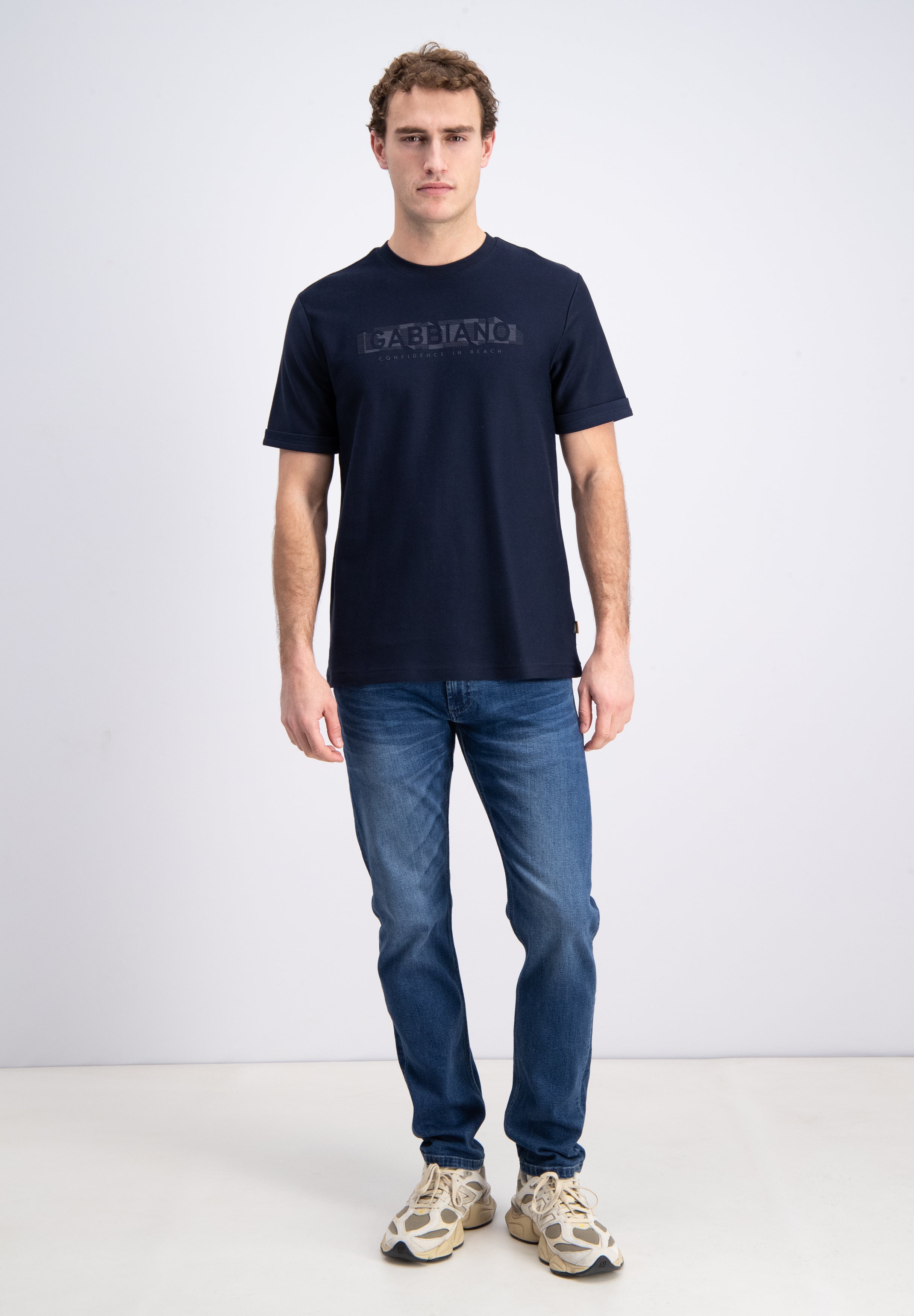 Lexor – Jacquard structure t-shirt