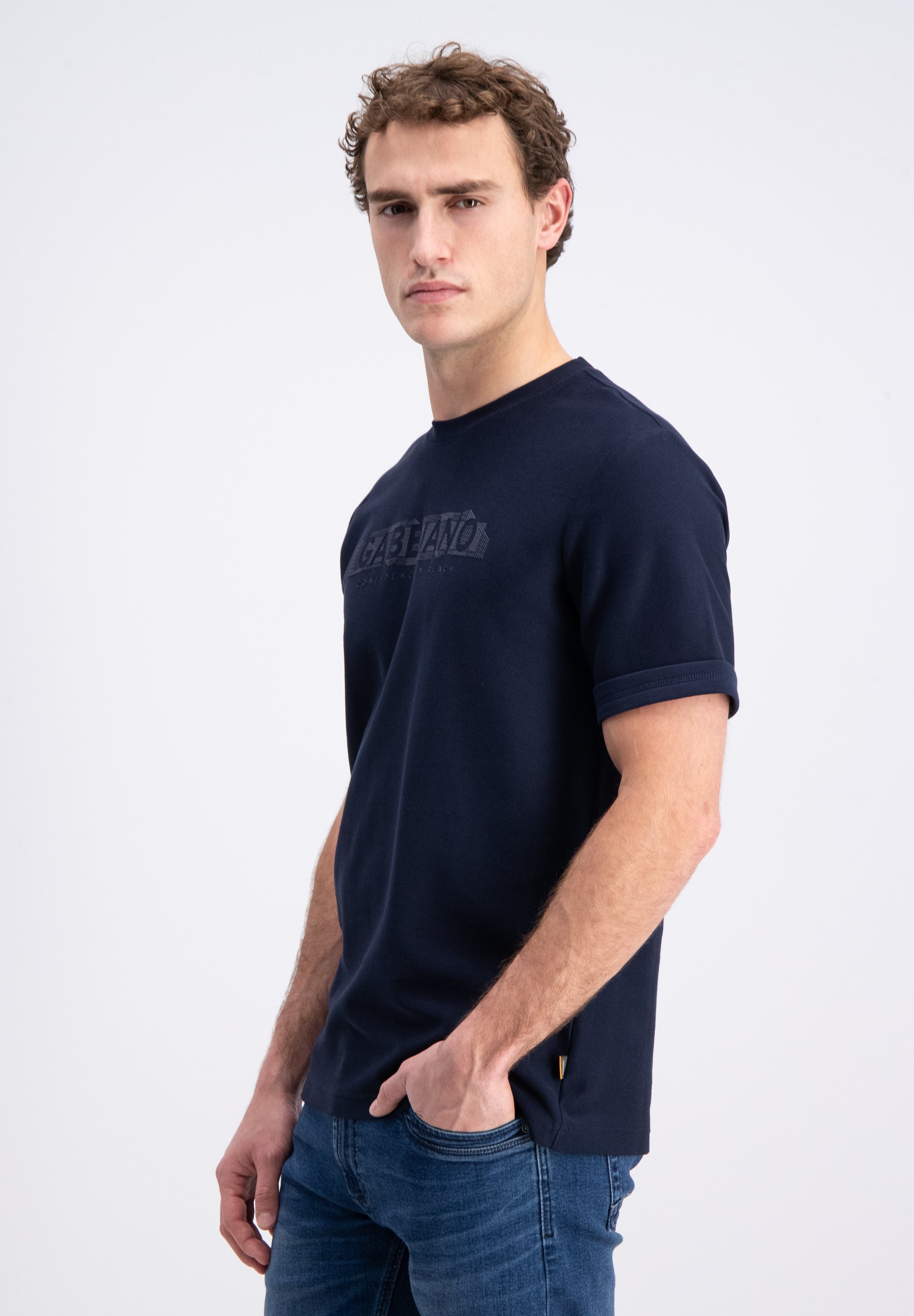 Lexor – Jacquard structure t-shirt