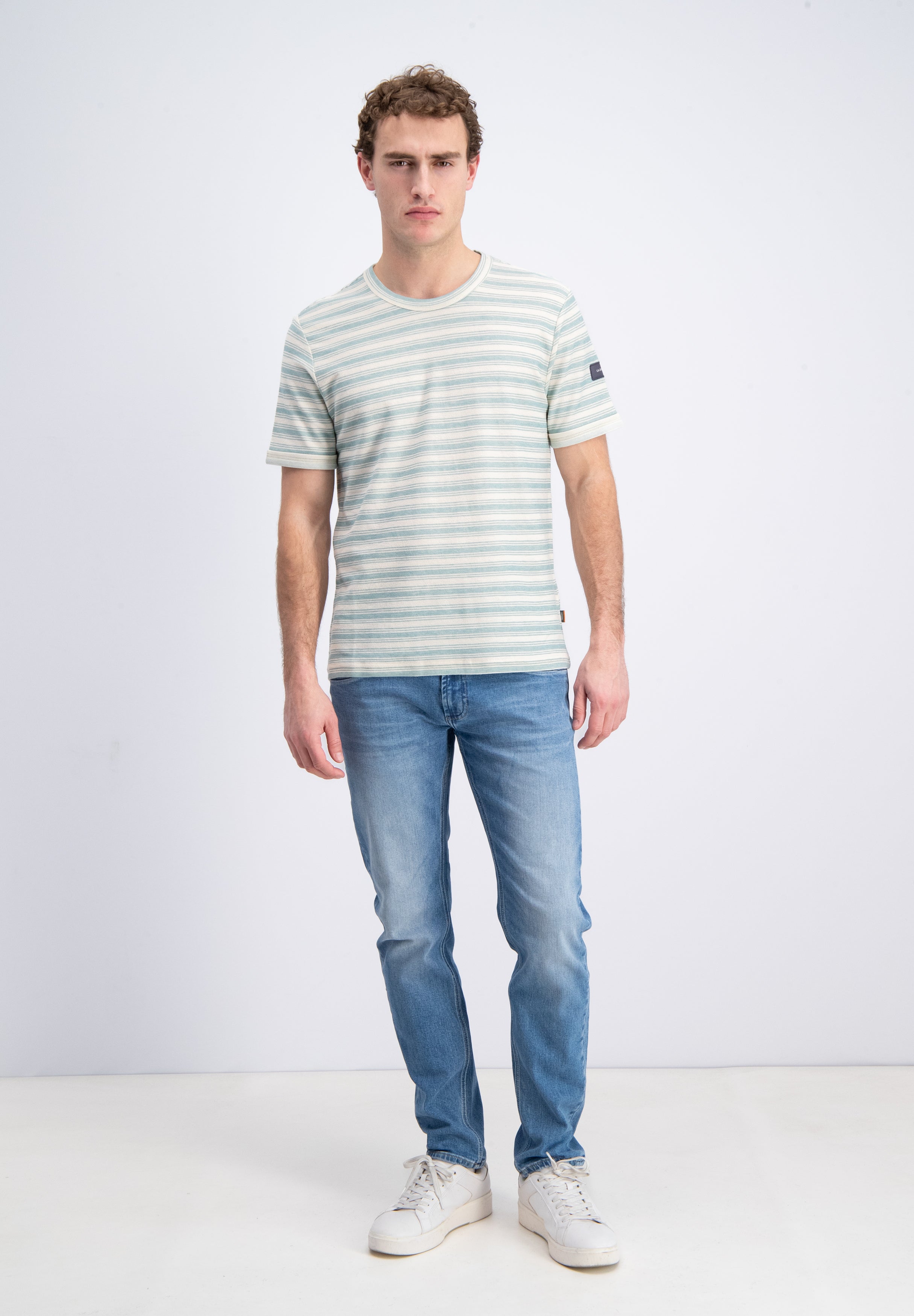 Sovla – Jacquard striped T-shirt